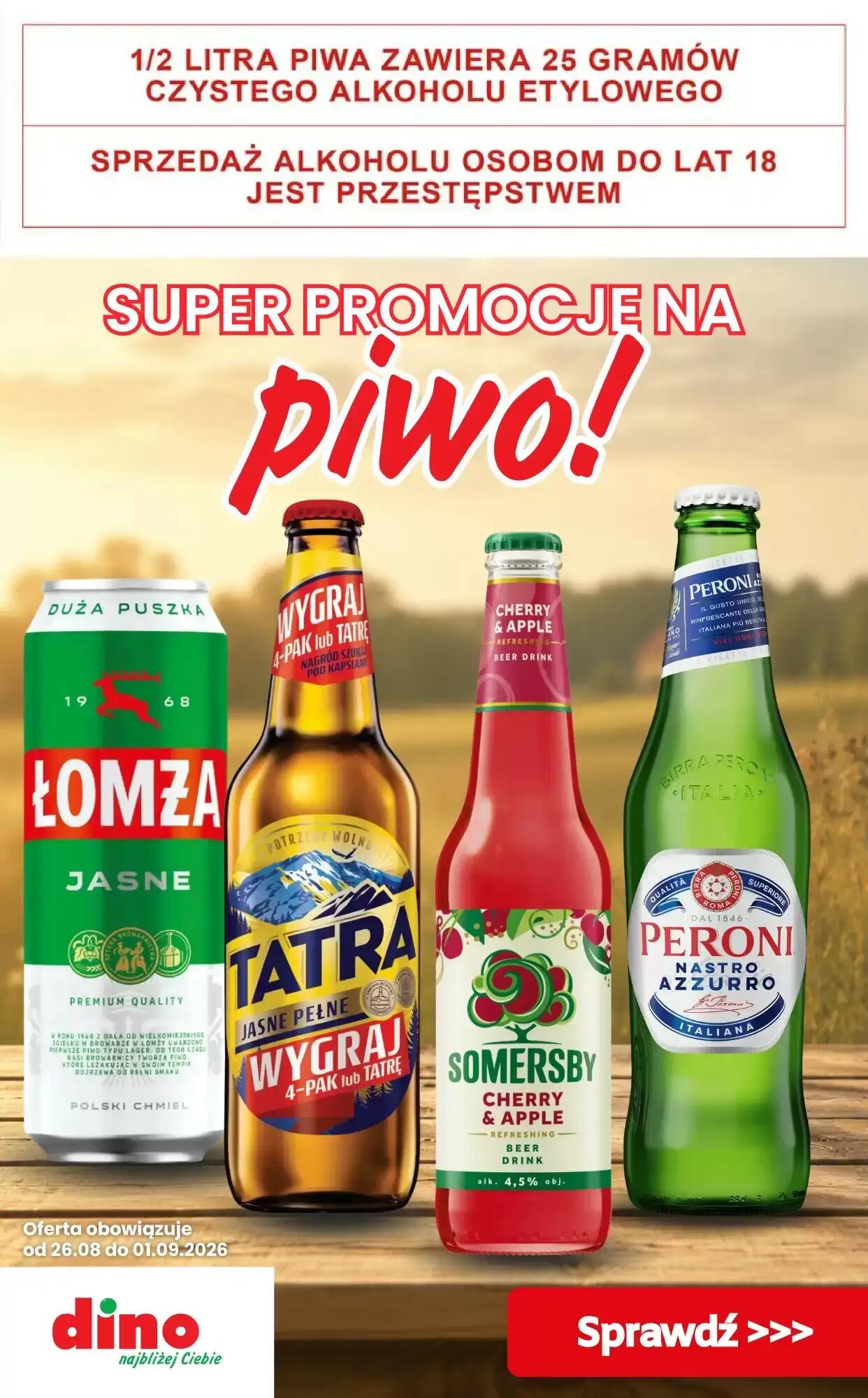 Gazetka promocyjna Dino  ważna od 27.08.2026 - Strona 1.