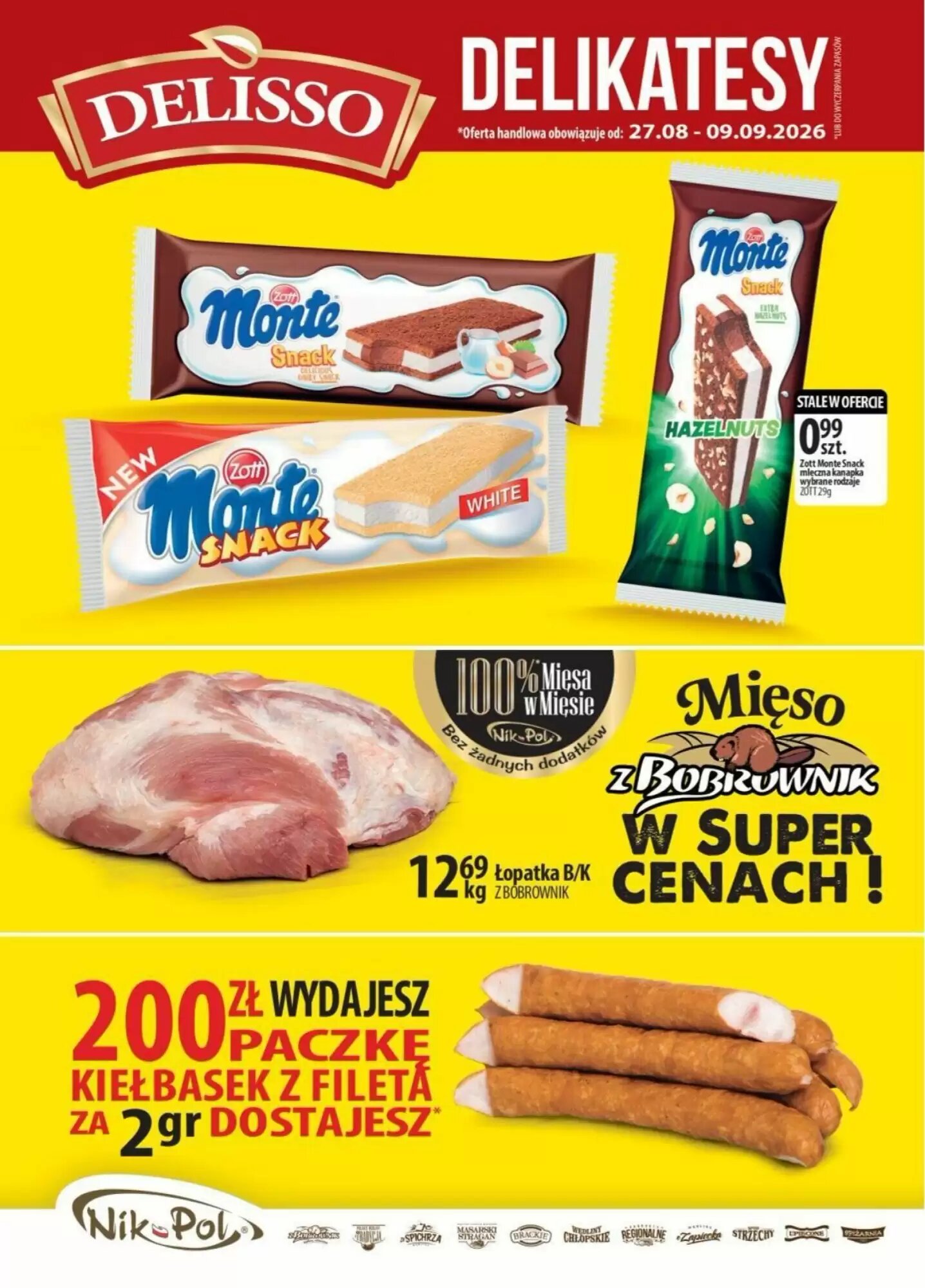 Gazetka promocyjna Delisso Delikatesy  ważna od 27.08.2026 - Strona 1.
