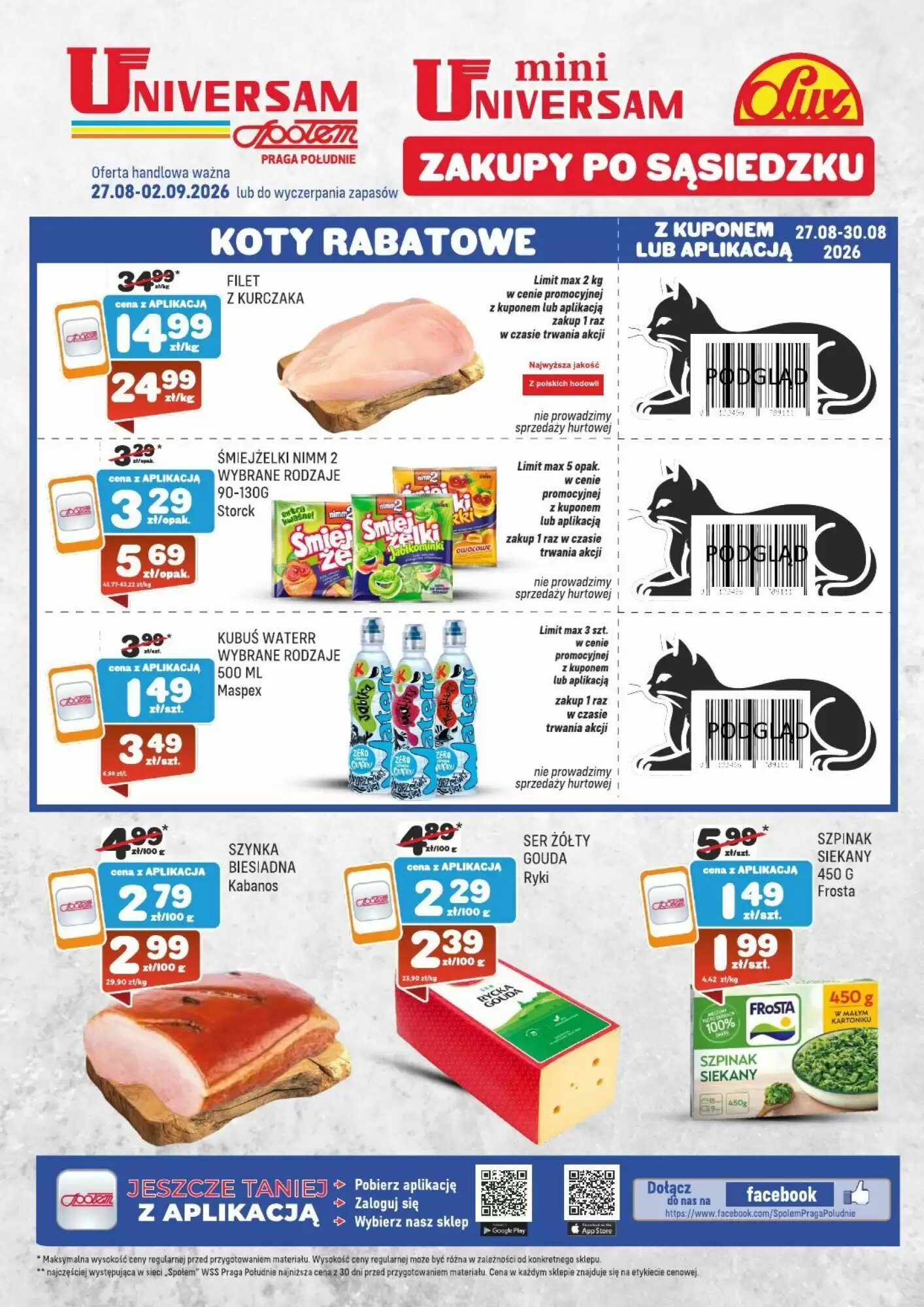 Gazetka promocyjna Społem ważna od 27.08.2026 - Strona 1.
