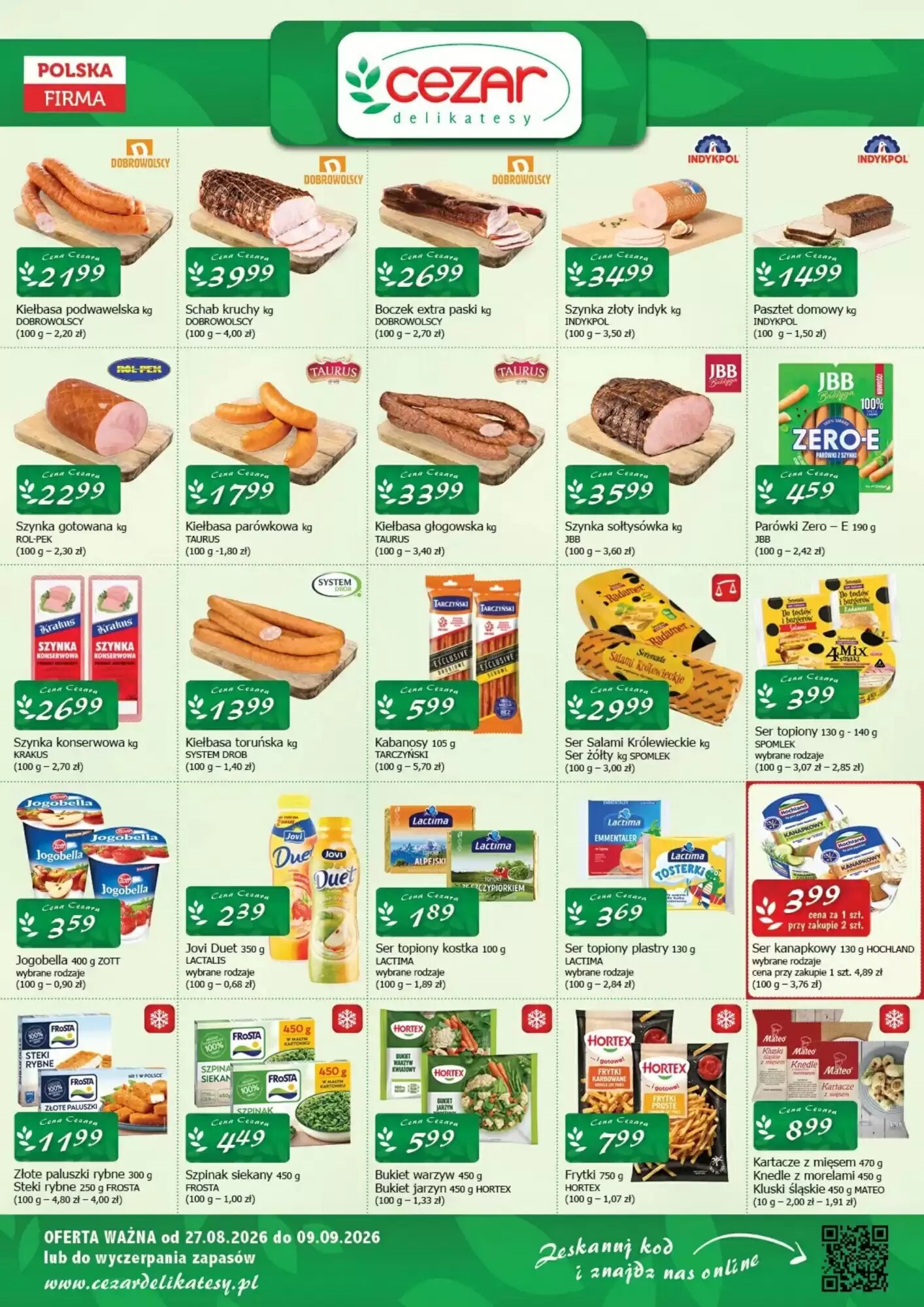 Gazetka promocyjna Cezar Delikatesy  ważna od 27.08.2026 - Strona 3.