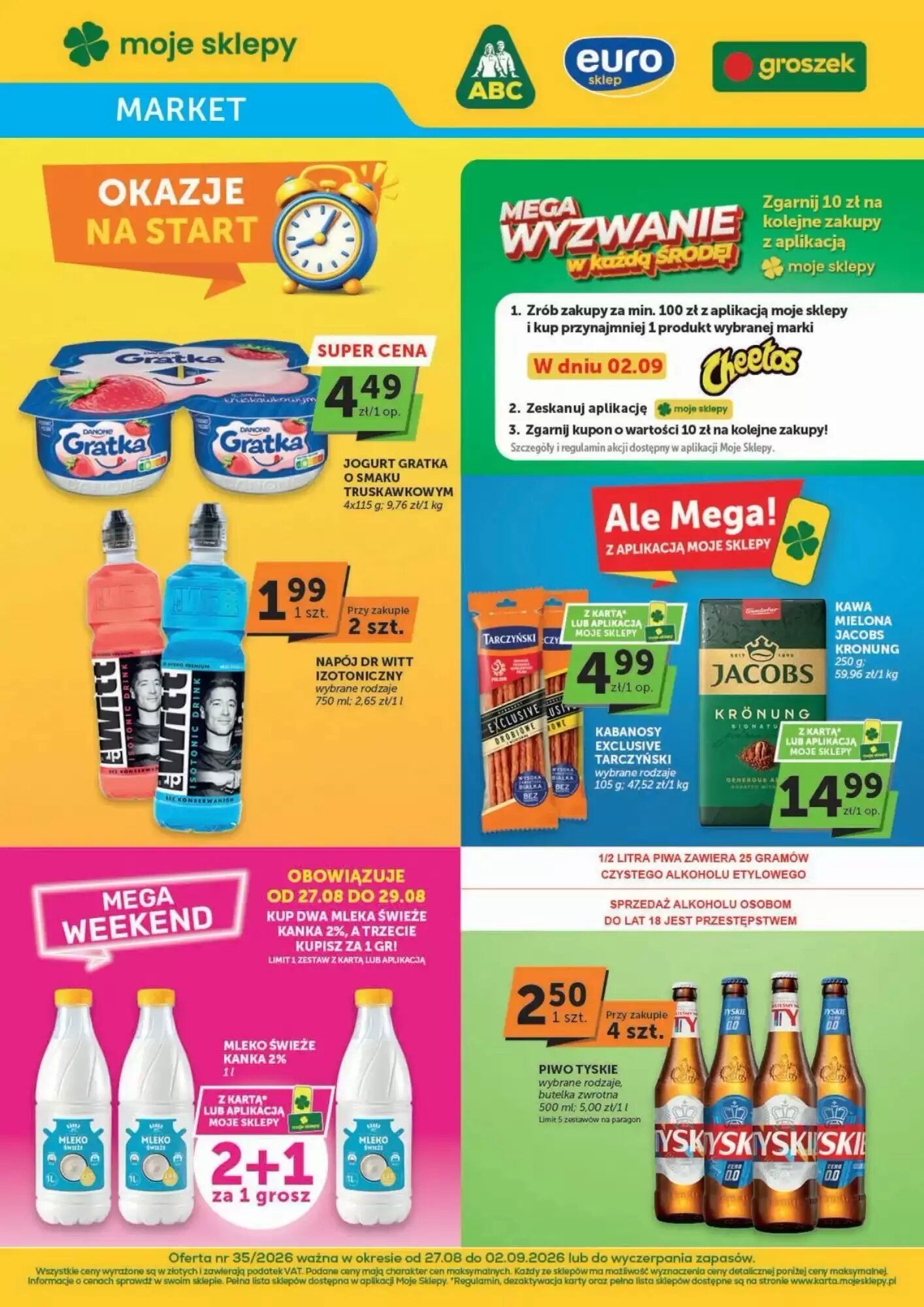 Gazetka promocyjna Groszek  ważna od 27.08.2026 - Strona 1.