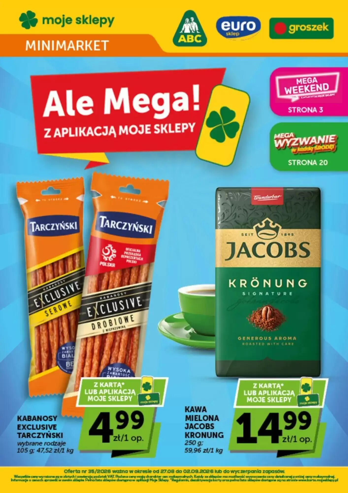 Gazetka promocyjna Groszek ważna od 27.08.2026 - Strona 1.