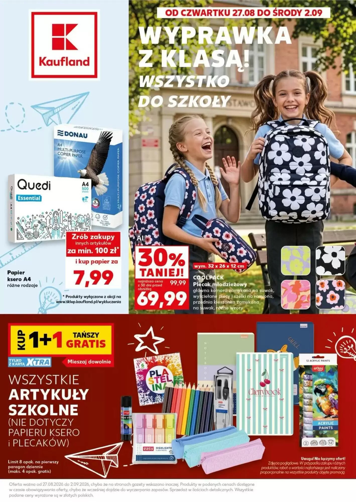 Gazetka promocyjna Kaufland ważna od 27.08.2026 - Strona 1.