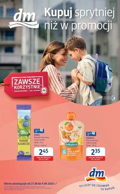Gazetka promocyjna dm drogerie markt  ważna od 27.08.2026