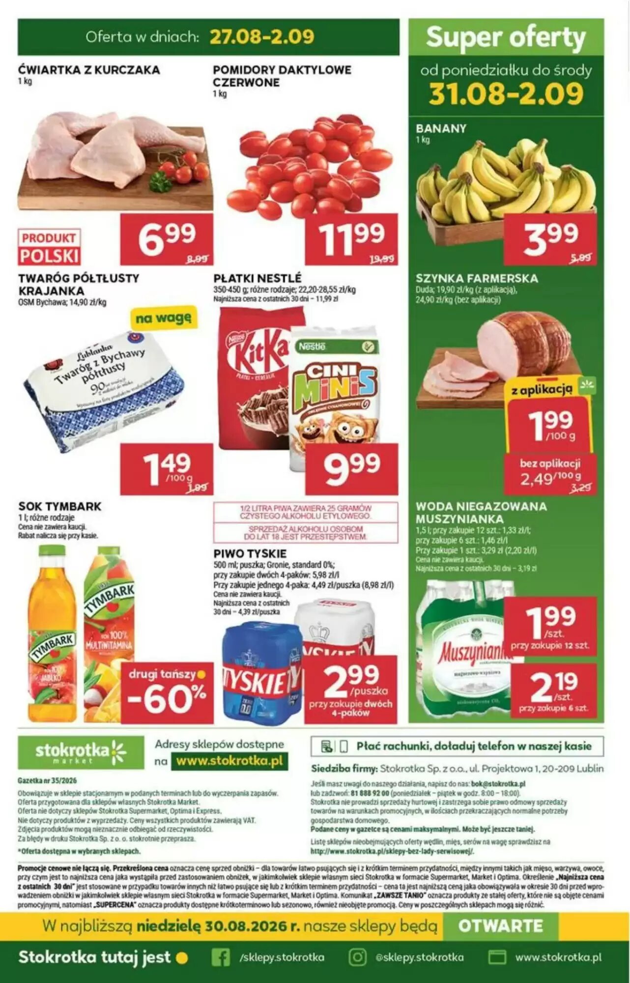 Gazetka promocyjna Stokrotka Market  ważna od 27.08.2026 - Strona 34.