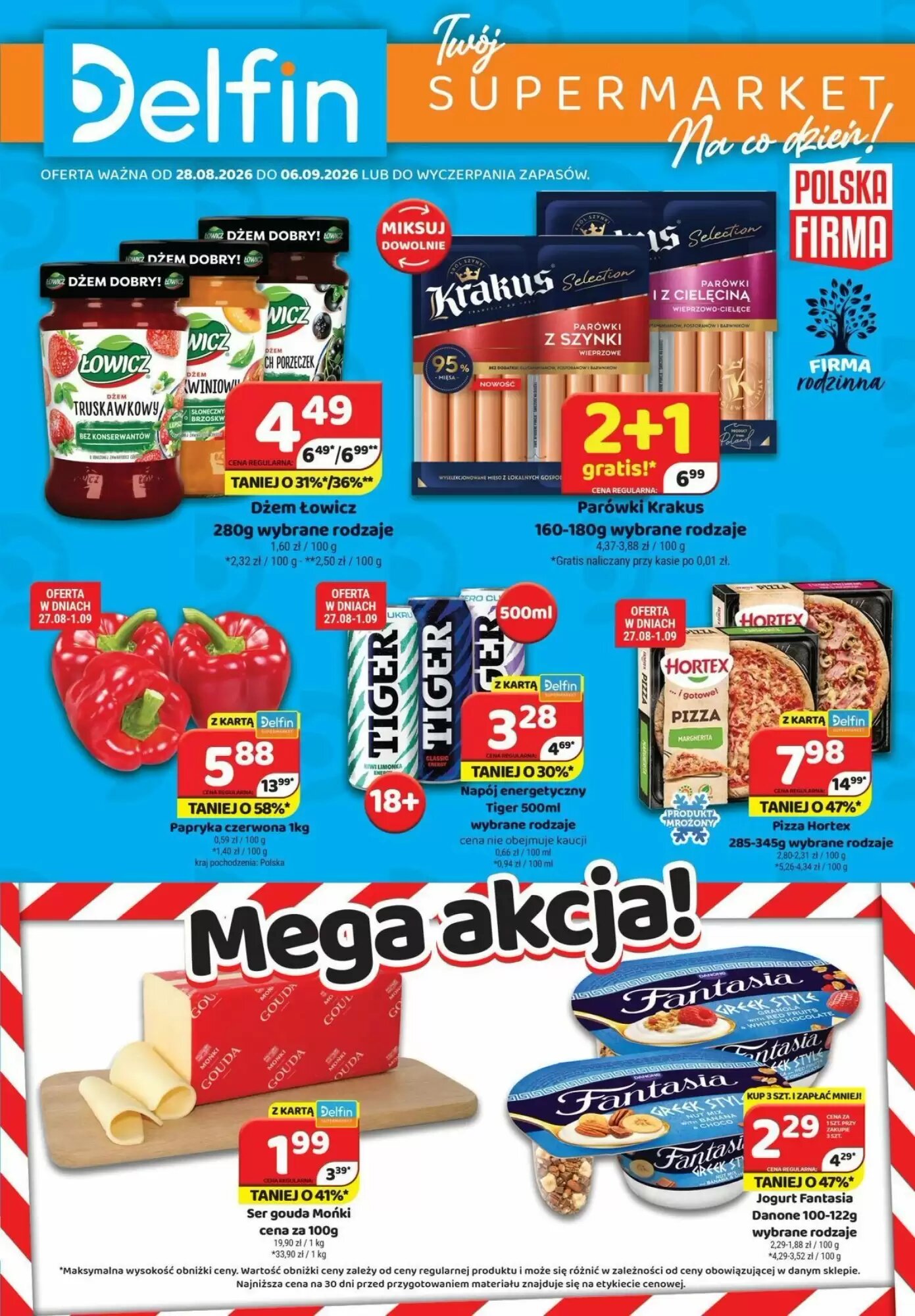 Gazetka promocyjna Delfin ważna od 28.08.2026 - Strona 1.