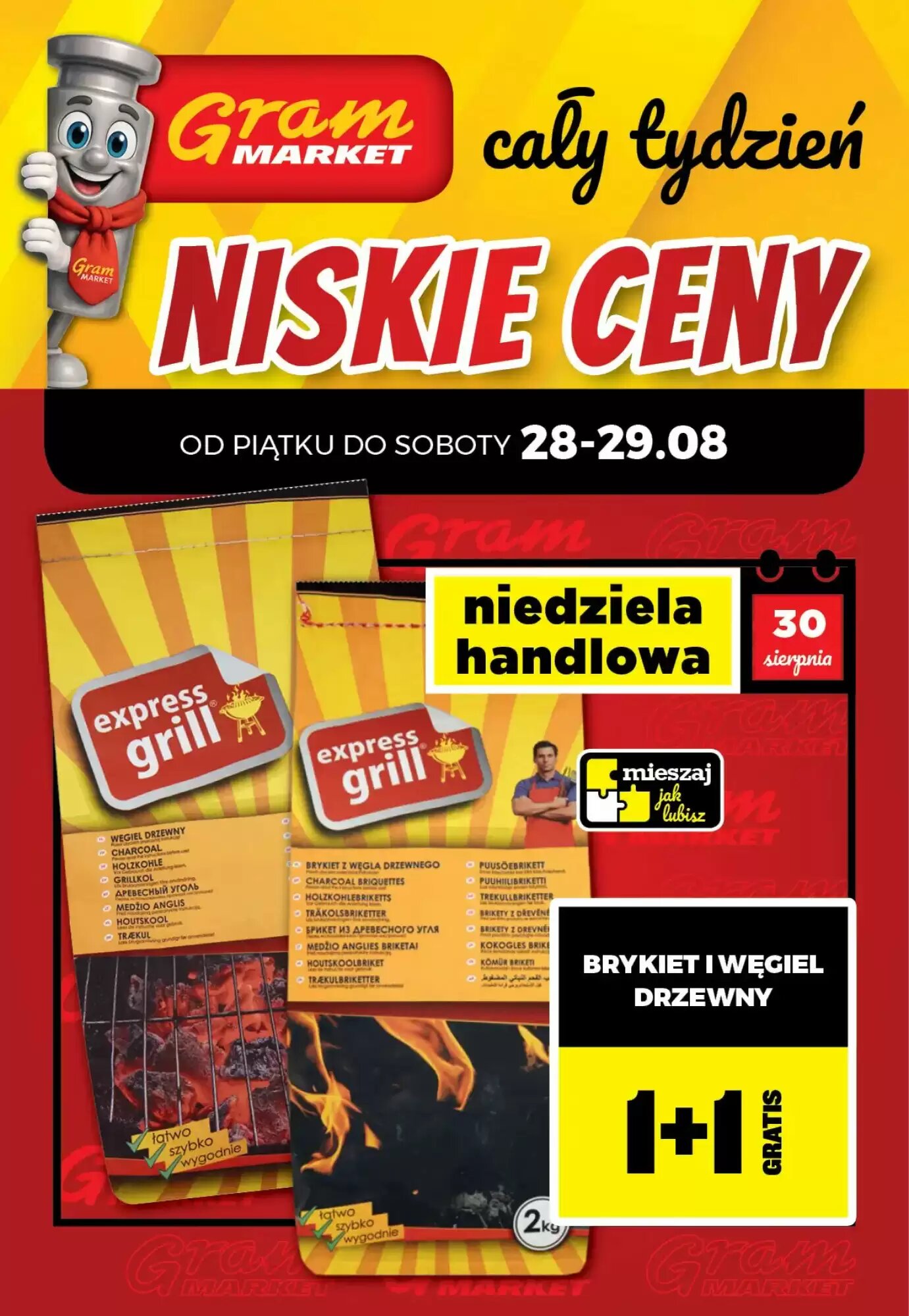 Gazetka promocyjna Gram Market  ważna od 28.08.2026 - Strona 1.