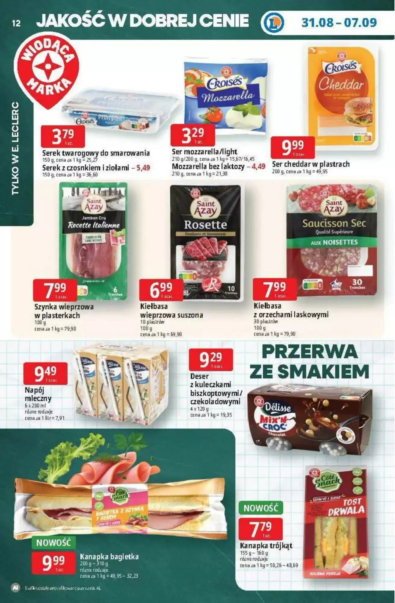 Gazetka promocyjna E.Leclerc  ważna od 31.08.2026 - Strona 12.