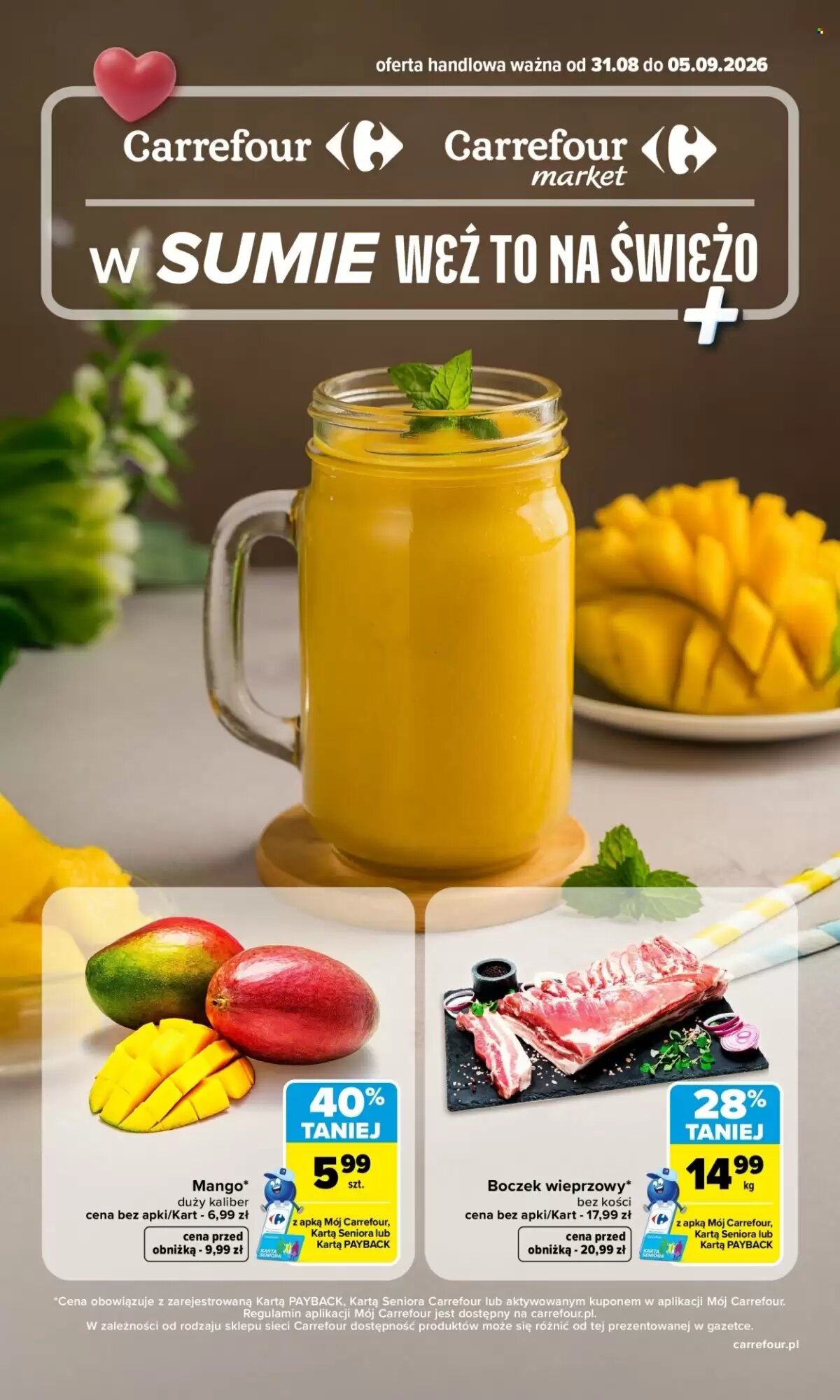 Gazetka promocyjna Carrefour ważna od 31.08.2026 - Strona 1.