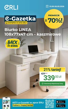 Gazetka promocyjna ERLI  ważna od 31.08.2026