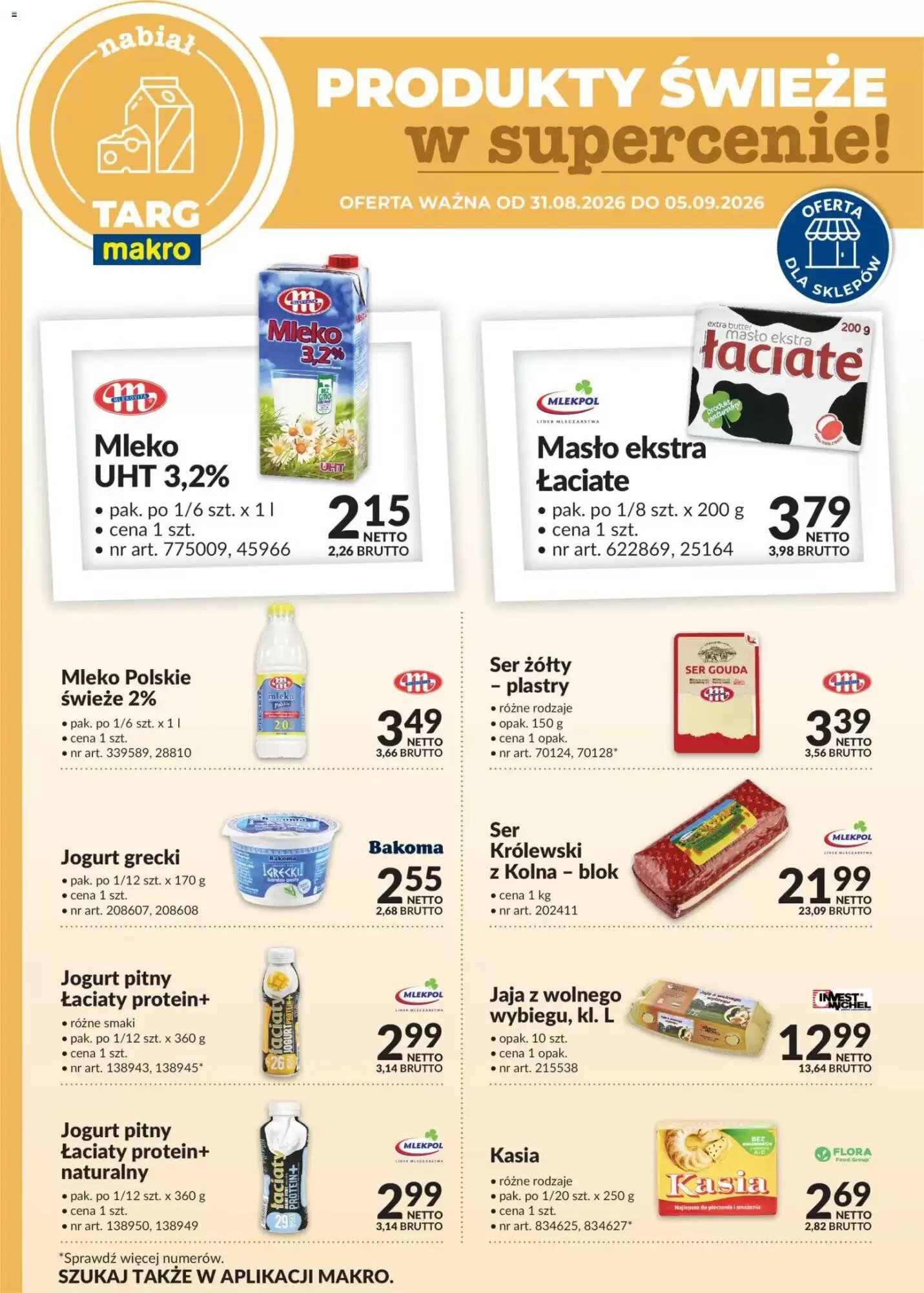 Gazetka promocyjna Makro ważna od 31.08.2026 - Strona 1.