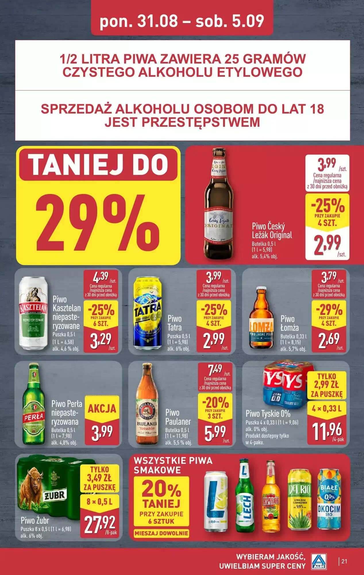Gazetka promocyjna ALDI  ważna od 31.08.2026 - Strona 21.