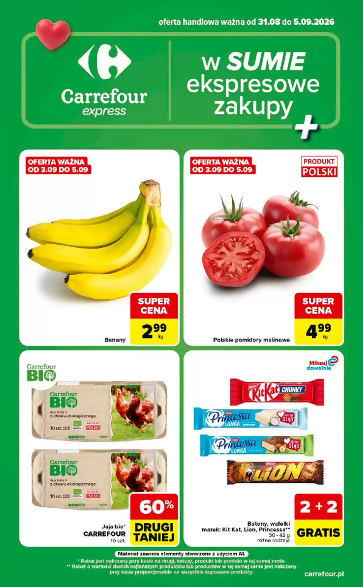 Gazetka promocyjna Carrefour Express ważna od 31.08.2026 - Strona 1.