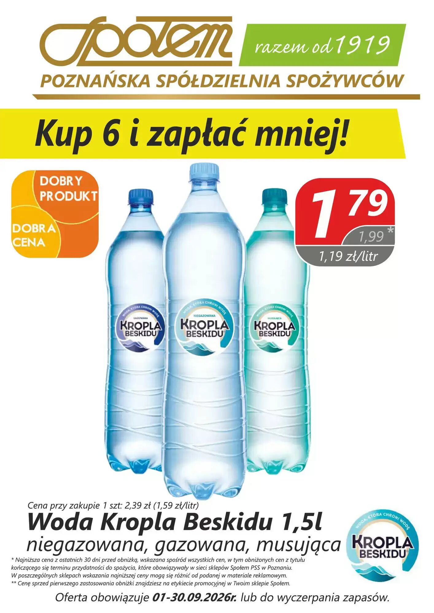 Gazetka promocyjna Społem  ważna od 01.09.2026 - Strona 7.