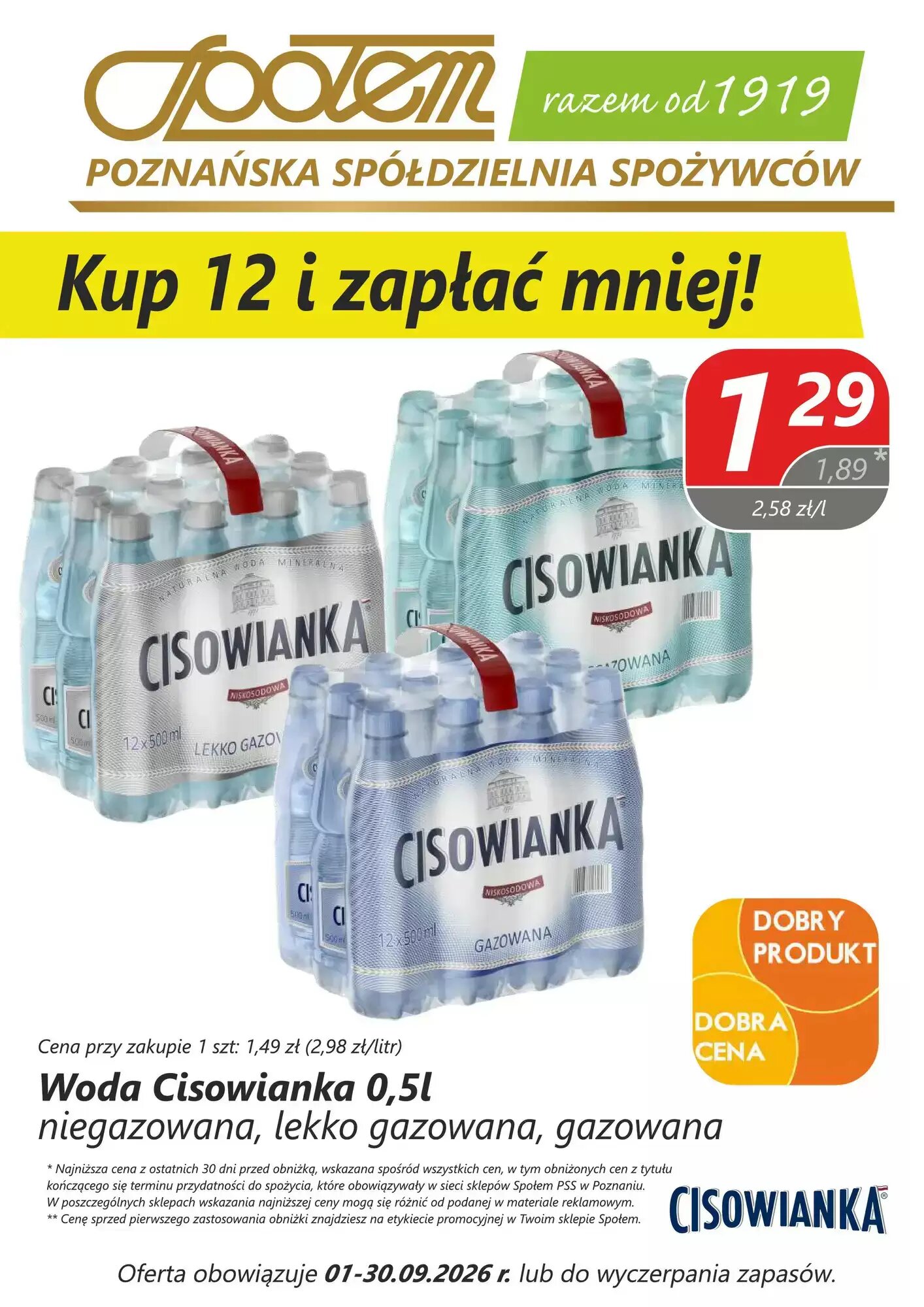 Gazetka promocyjna Społem  ważna od 01.09.2026 - Strona 8.