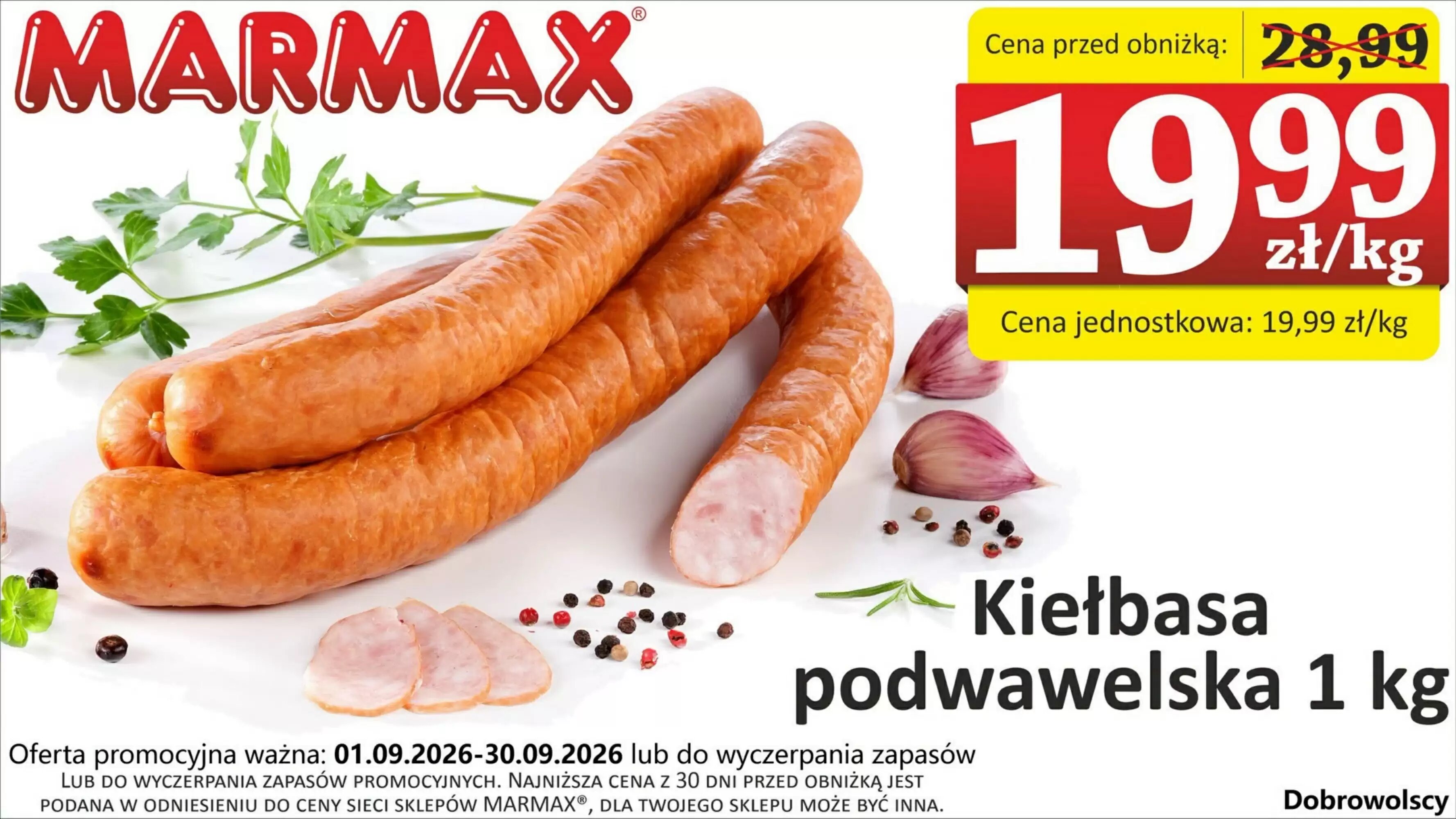 Gazetka promocyjna Marmax ważna od 01.09.2026 - Strona 1.