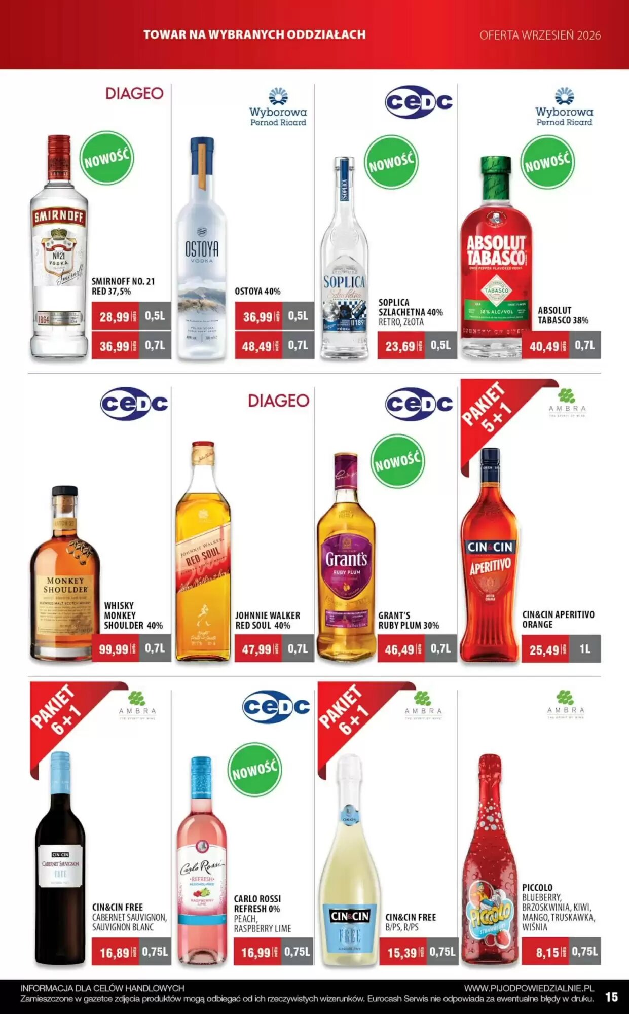 Gazetka promocyjna Eurocash  ważna od 01.09.2026 - Strona 15.
