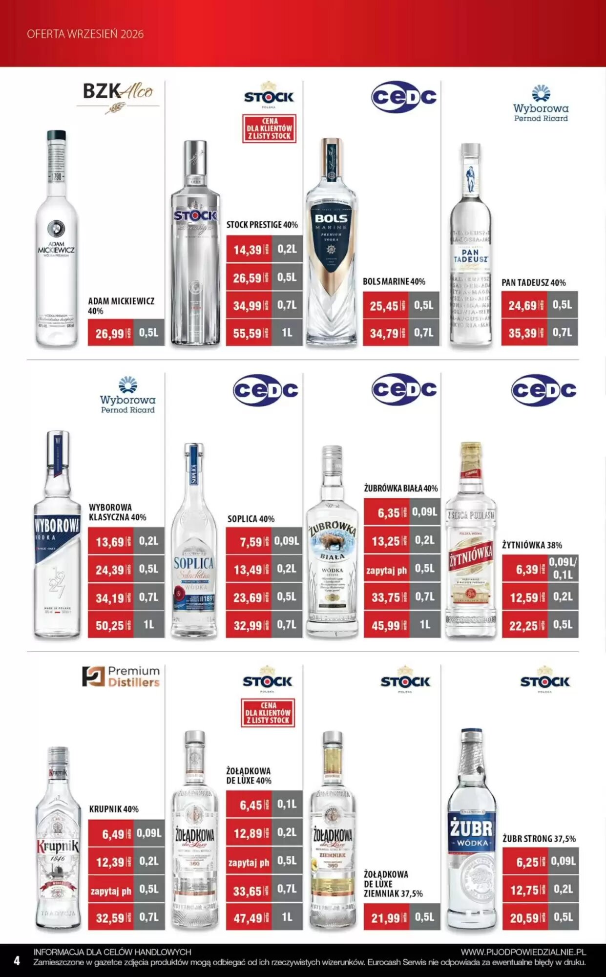 Gazetka promocyjna Eurocash  ważna od 01.09.2026 - Strona 4.