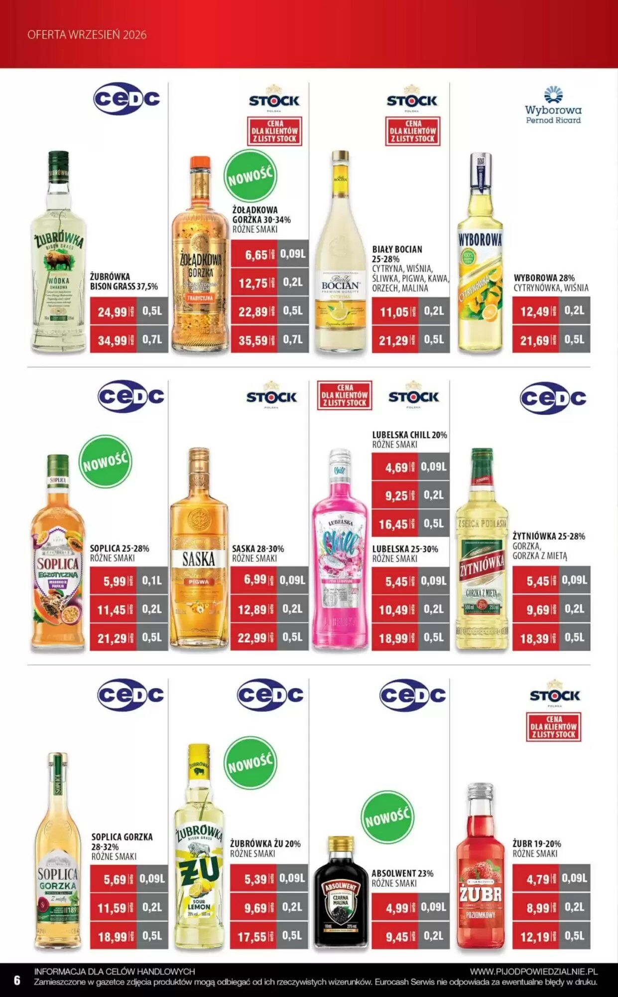 Gazetka promocyjna Eurocash  ważna od 01.09.2026 - Strona 6.