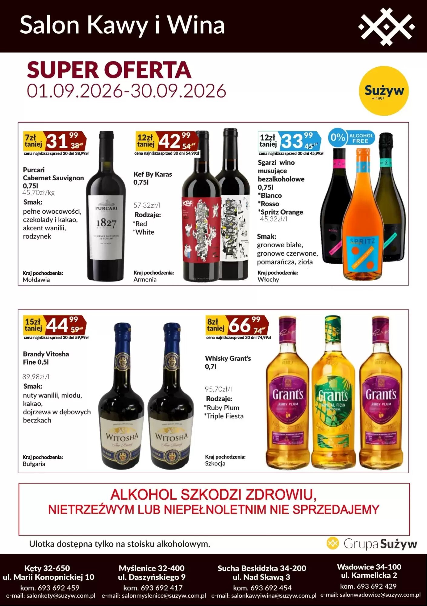 Gazetka promocyjna Sużyw  ważna od 01.09.2026 - Strona 4.