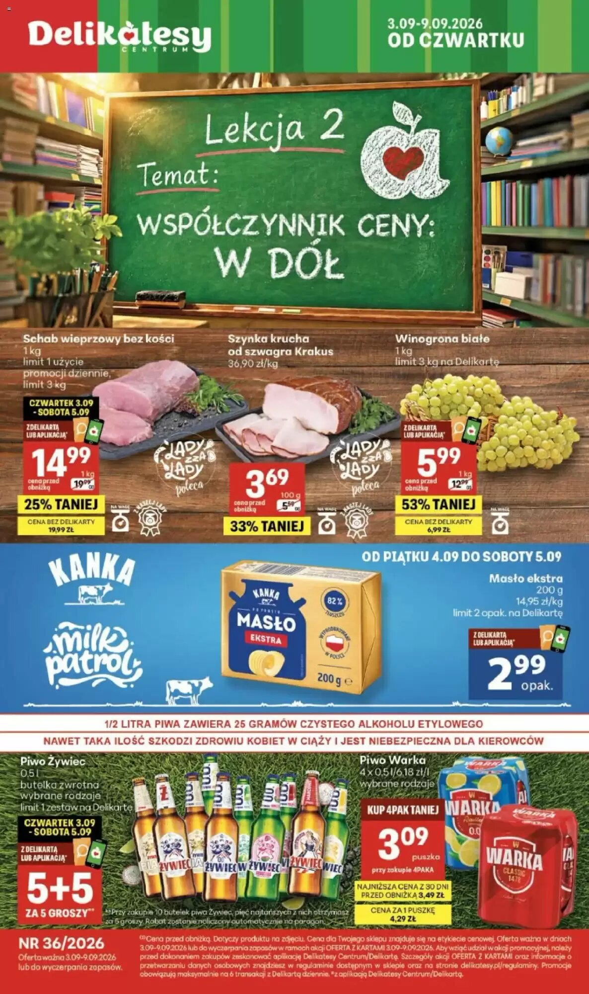 Gazetka promocyjna Delikatesy Centrum ważna od 03.09.2026 - Strona 1.