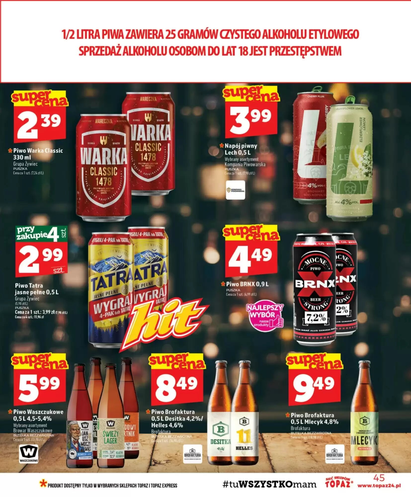 Gazetka promocyjna Topaz  ważna od 03.09.2026 - Strona 45.