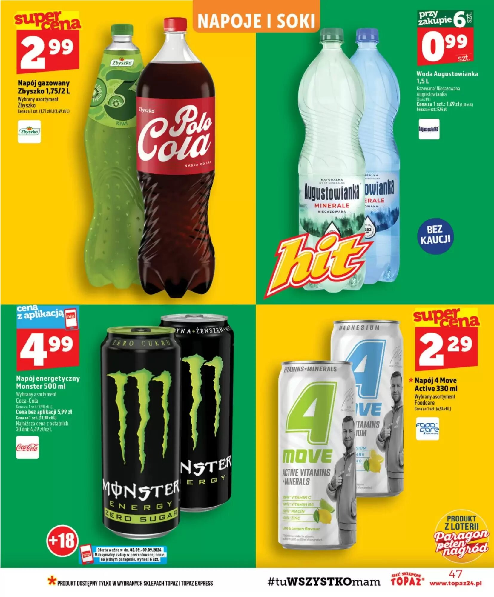 Gazetka promocyjna Topaz  ważna od 03.09.2026 - Strona 47.