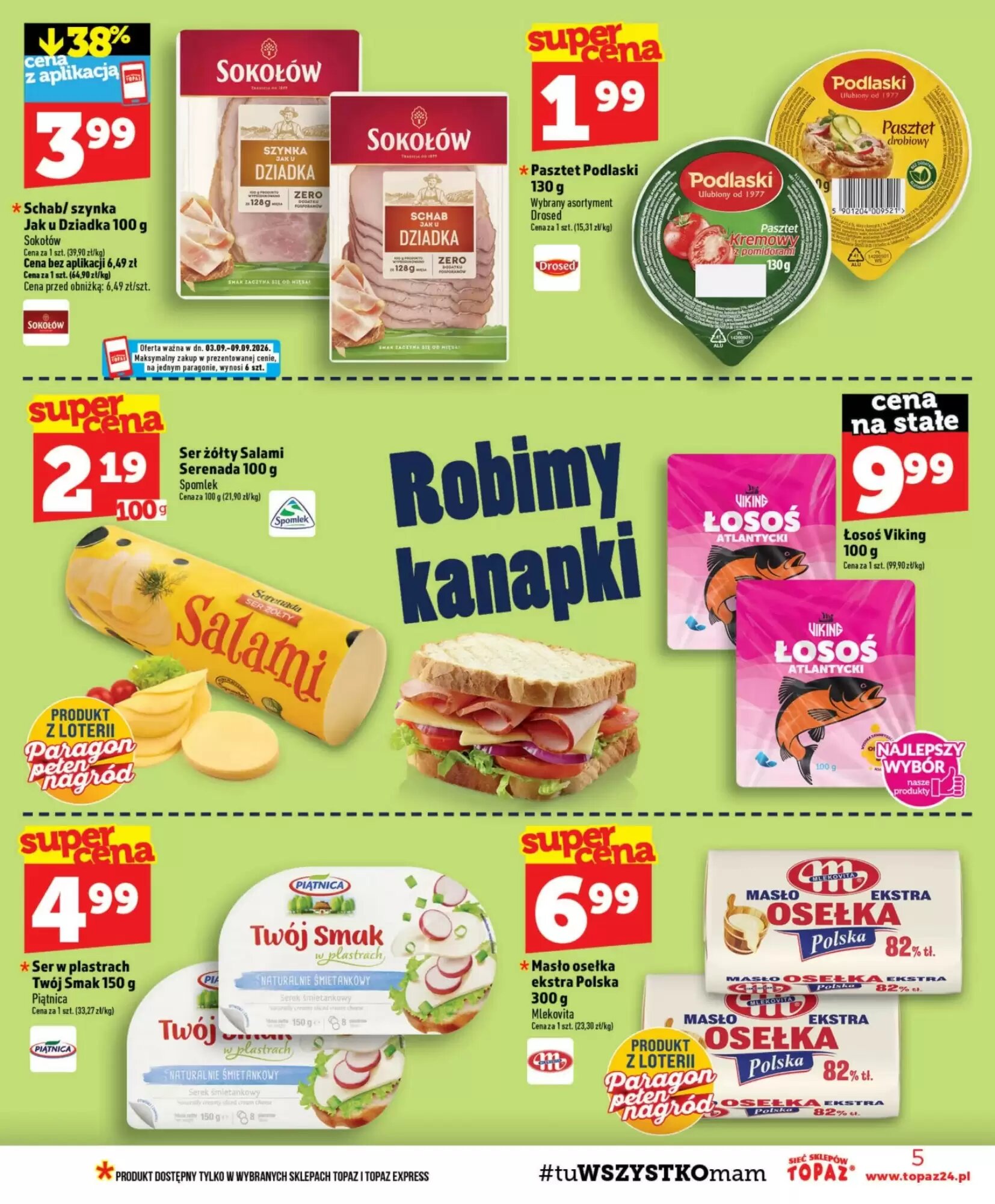 Gazetka promocyjna Topaz  ważna od 03.09.2026 - Strona 5.