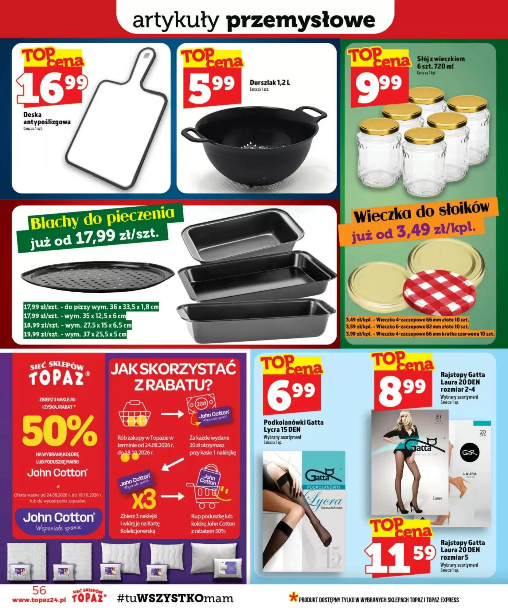 Gazetka promocyjna Topaz  ważna od 03.09.2026 - Strona 56.
