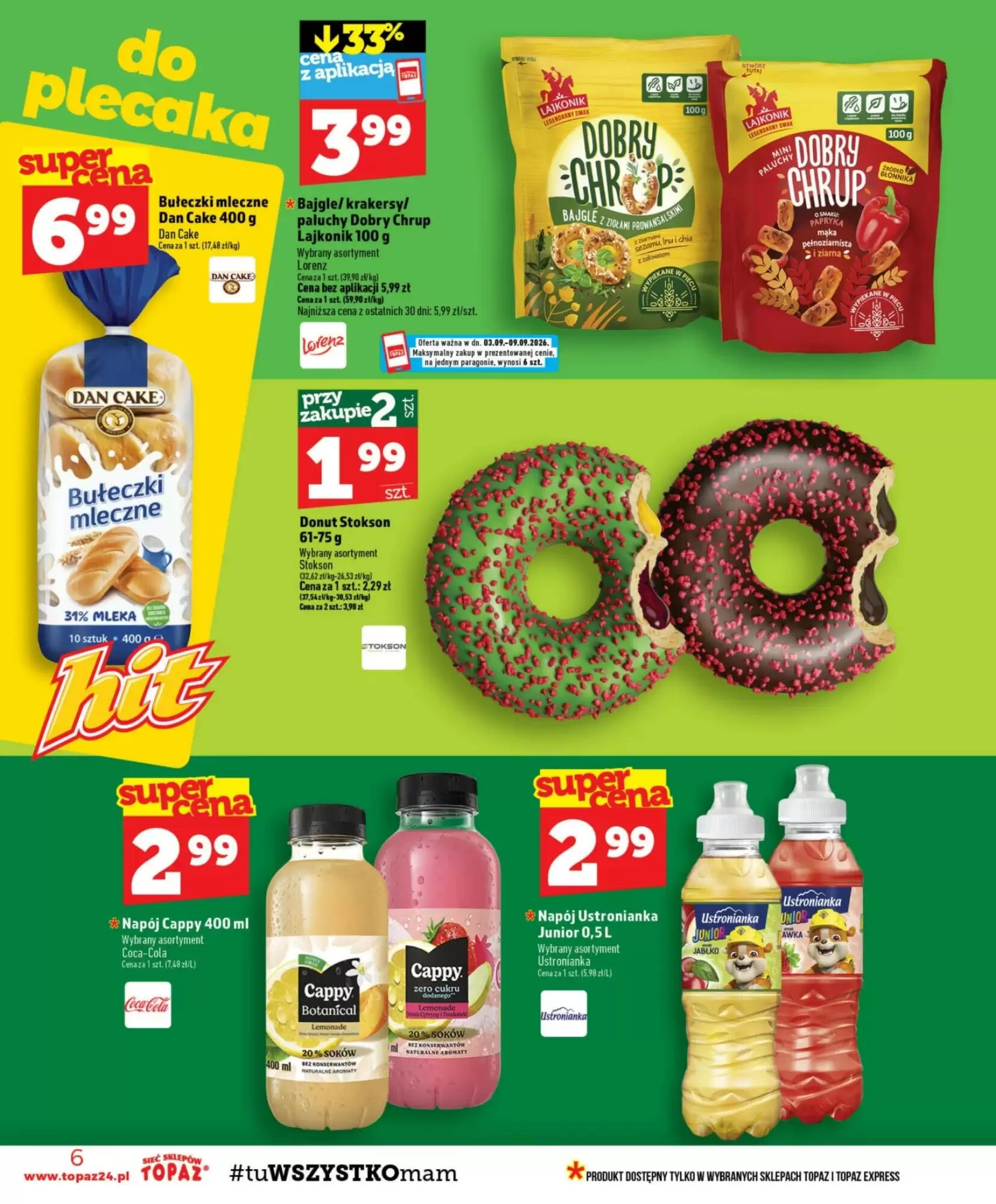 Gazetka promocyjna Topaz  ważna od 03.09.2026 - Strona 6.