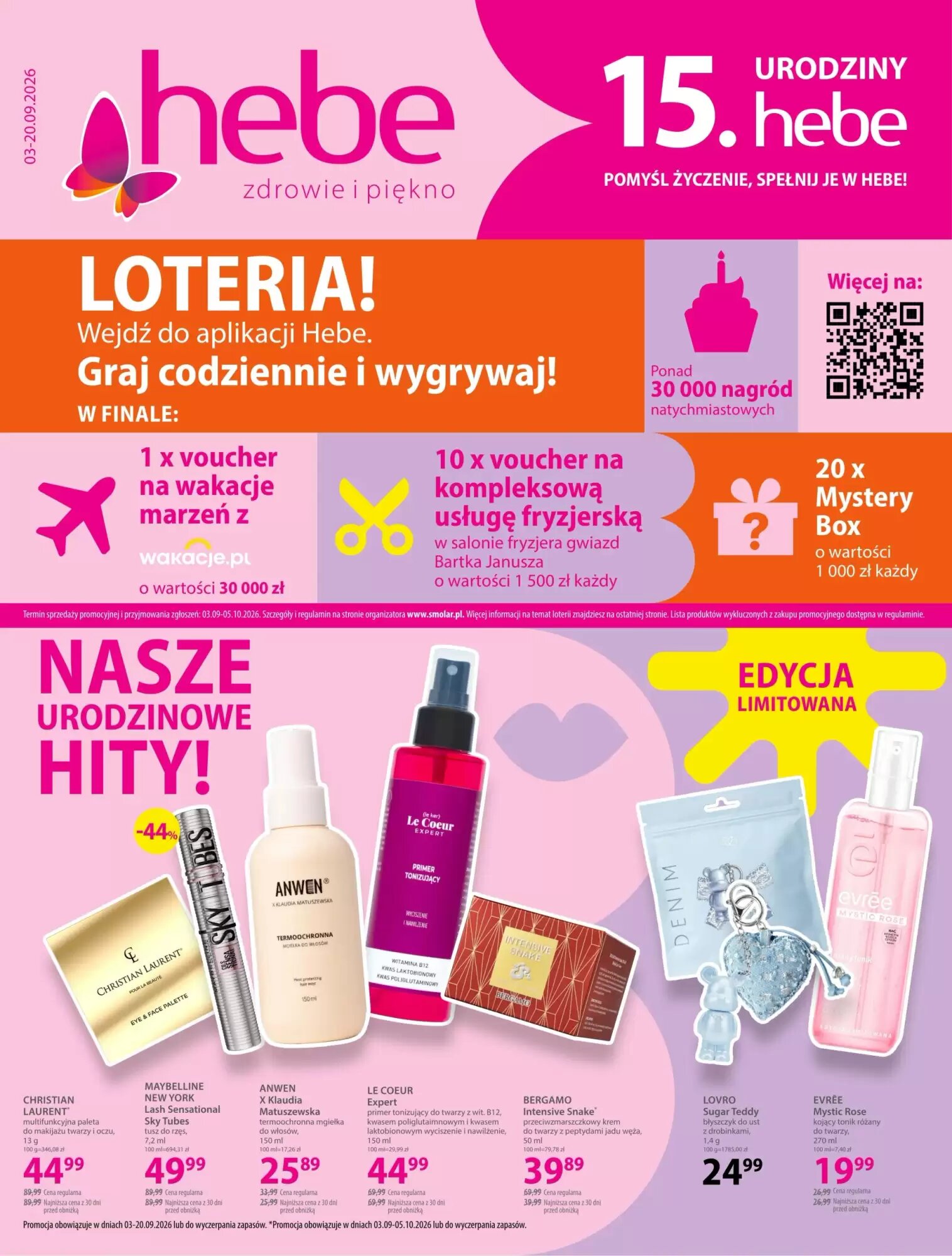 Gazetka promocyjna Hebe  ważna od 03.09.2026 - Strona 1.