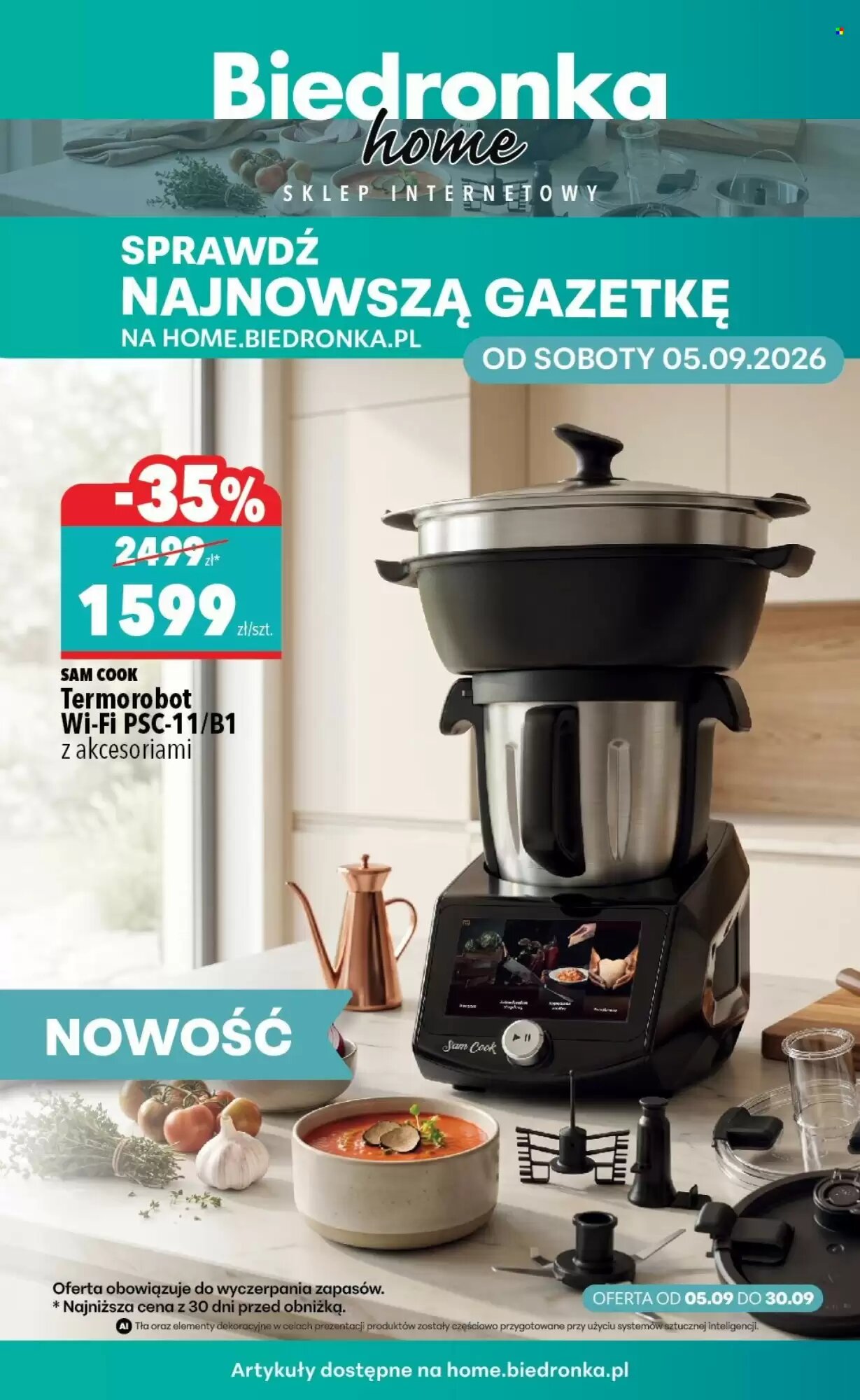 Gazetka promocyjna Biedronka ważna od 05.09.2026 - Strona 1.