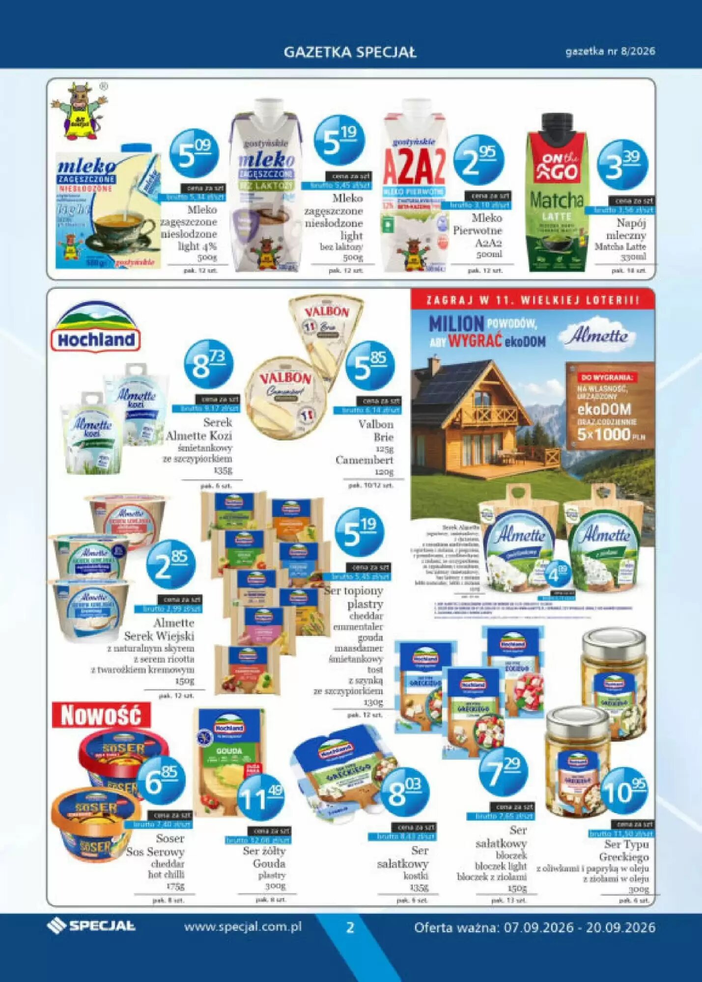 Gazetka promocyjna Specjał  ważna od 07.09.2026 - Strona 2.