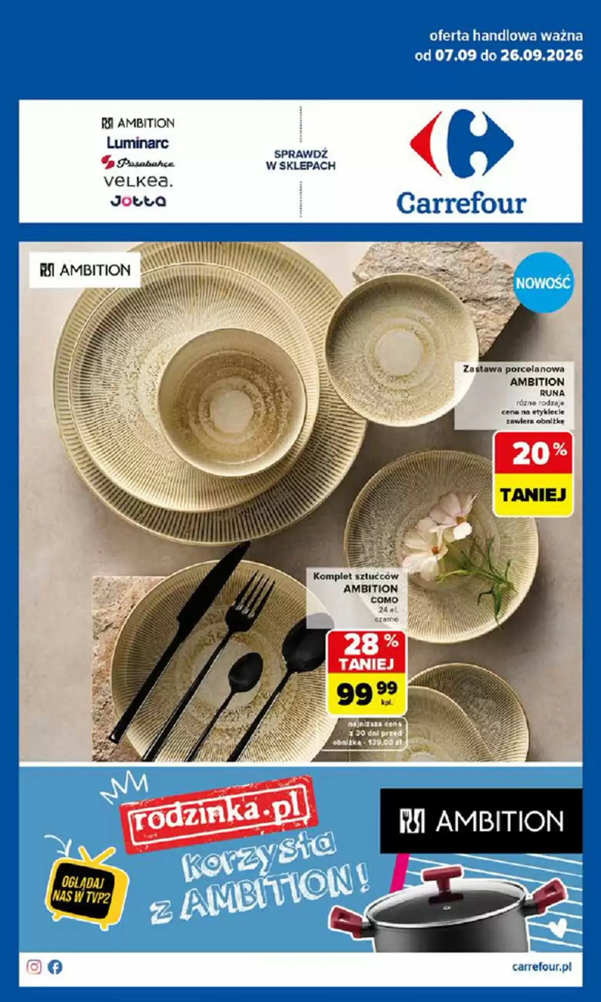 Gazetka promocyjna Carrefour ważna od 07.09.2026 - Strona 1.