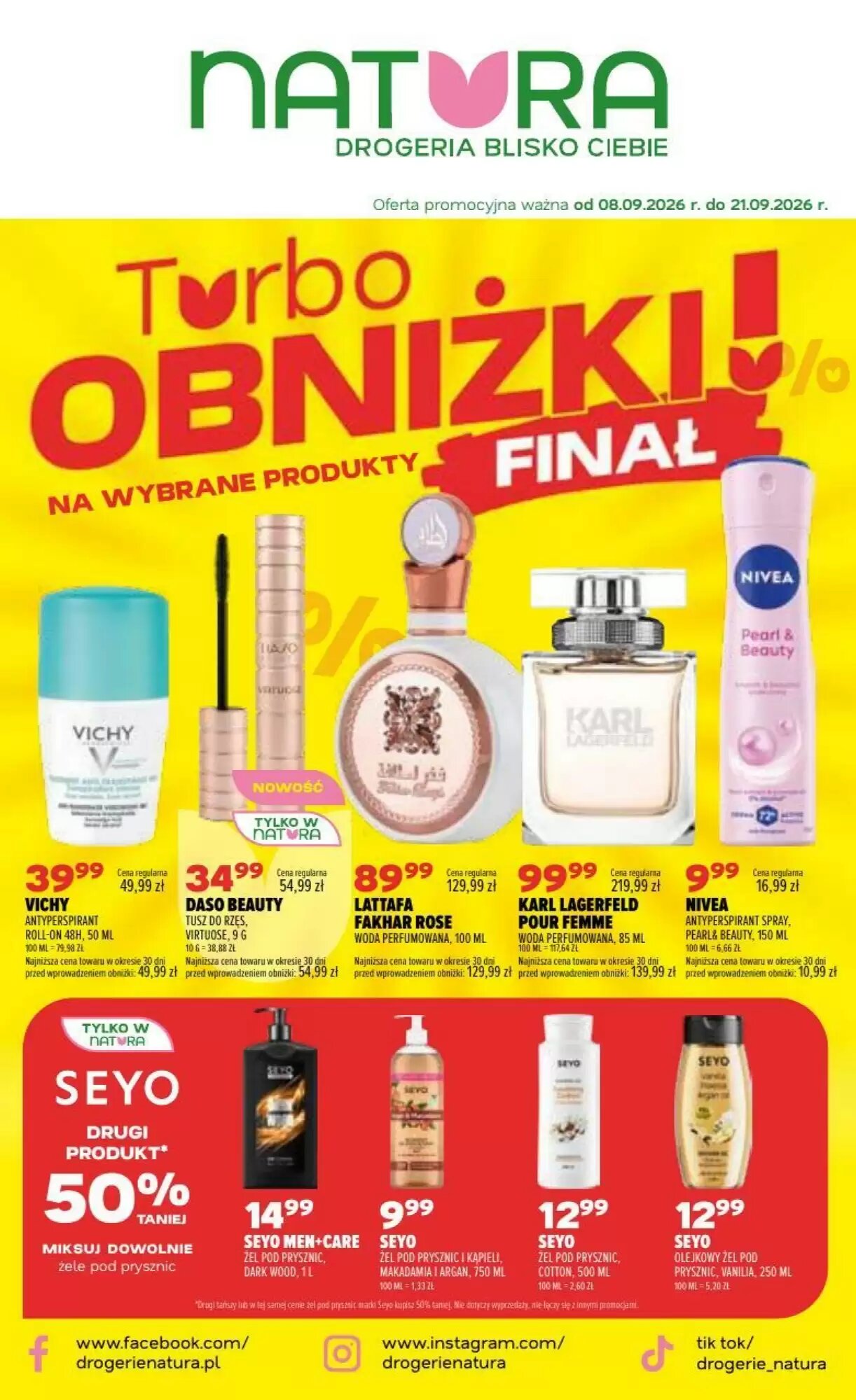 Gazetka promocyjna Drogerie Natura ważna od 08.09.2026 - Strona 1.