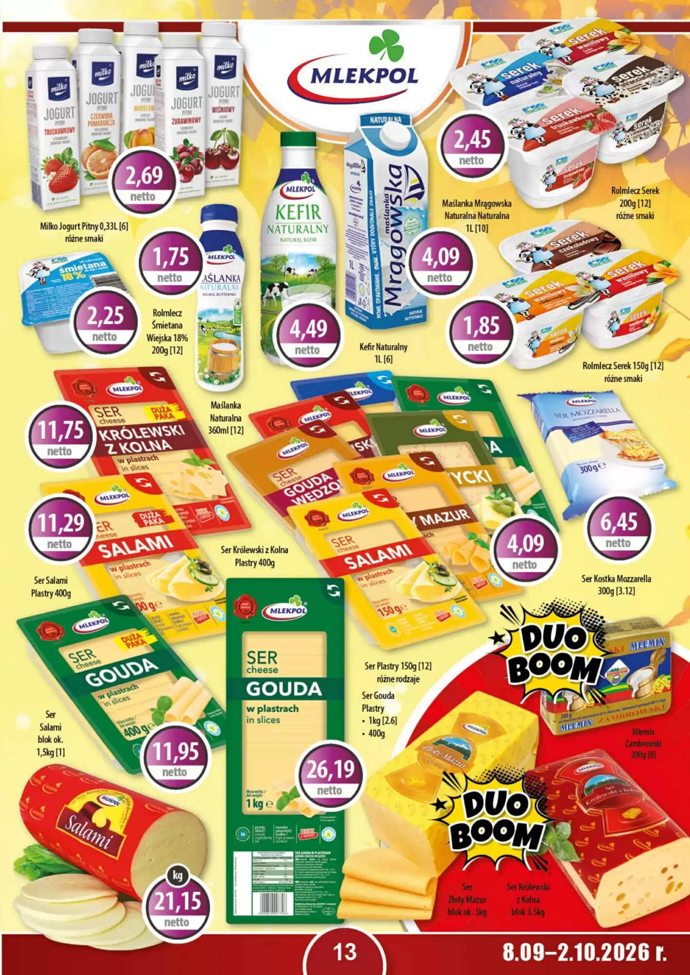 Gazetka promocyjna DUO-TES  ważna od 08.09.2026 - Strona 13.