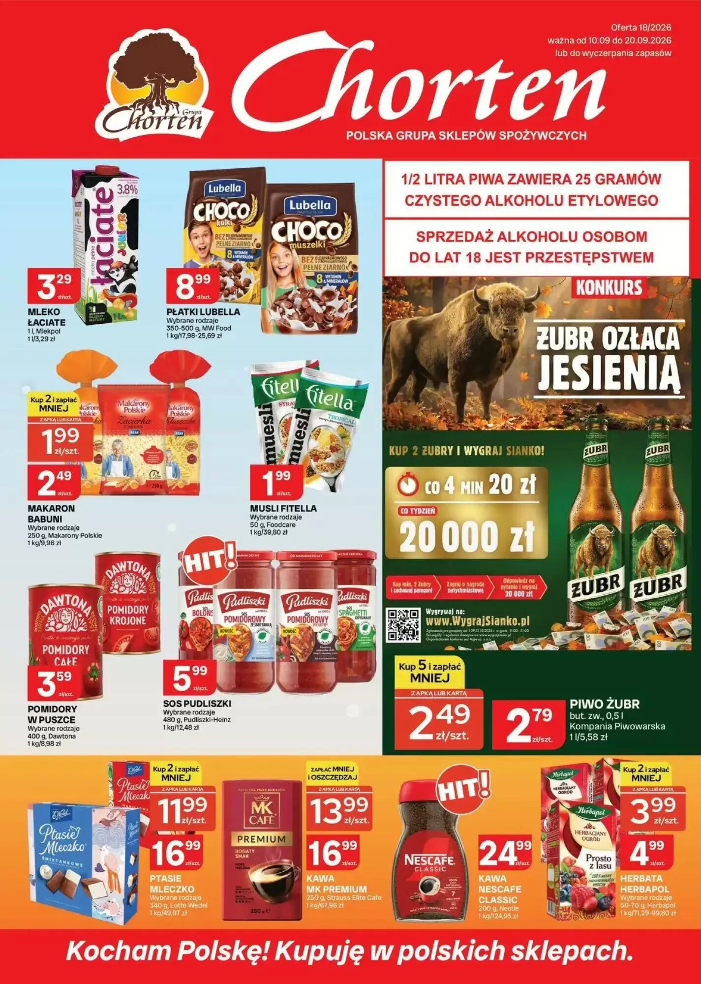 Gazetka promocyjna Chorten  ważna od 09.09.2026 - Strona 1.