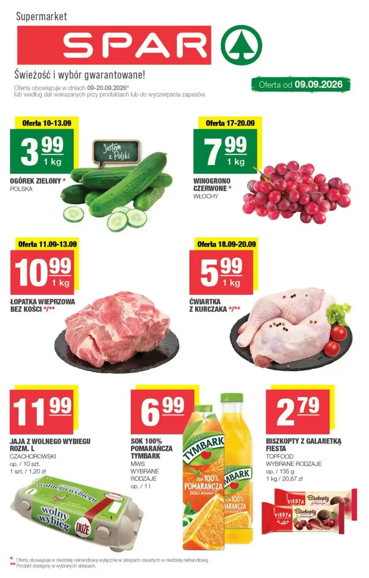 Gazetka promocyjna Spar  ważna od 09.09.2026 - Strona 1.