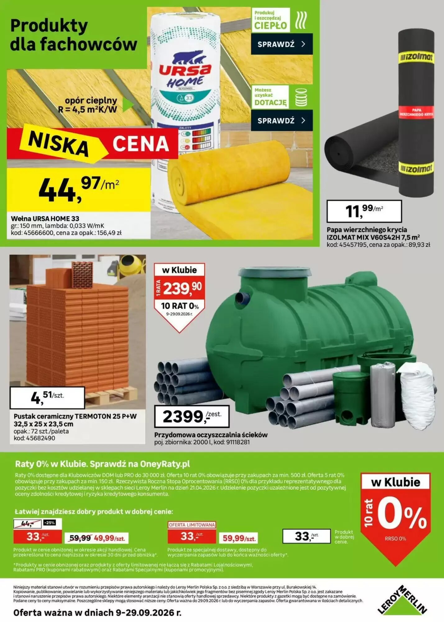 Gazetka promocyjna Leroy Merlin  ważna od 09.09.2026 - Strona 44.