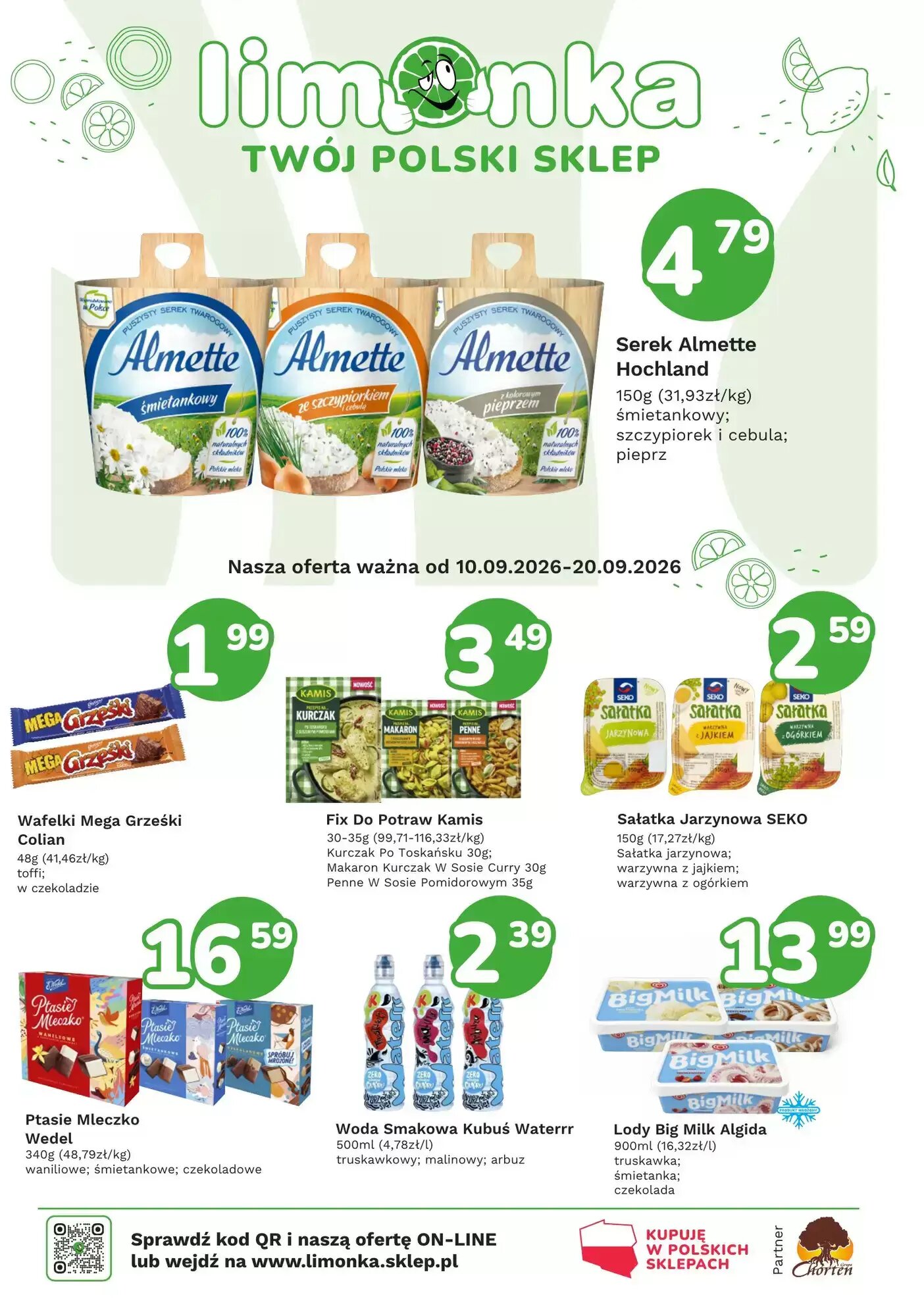 Gazetka promocyjna Limonka ważna od 10.09.2026 - Strona 1.
