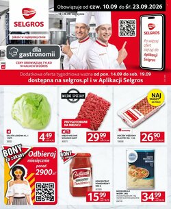 Gazetka promocyjna Selgros  ważna od 10.09.2026