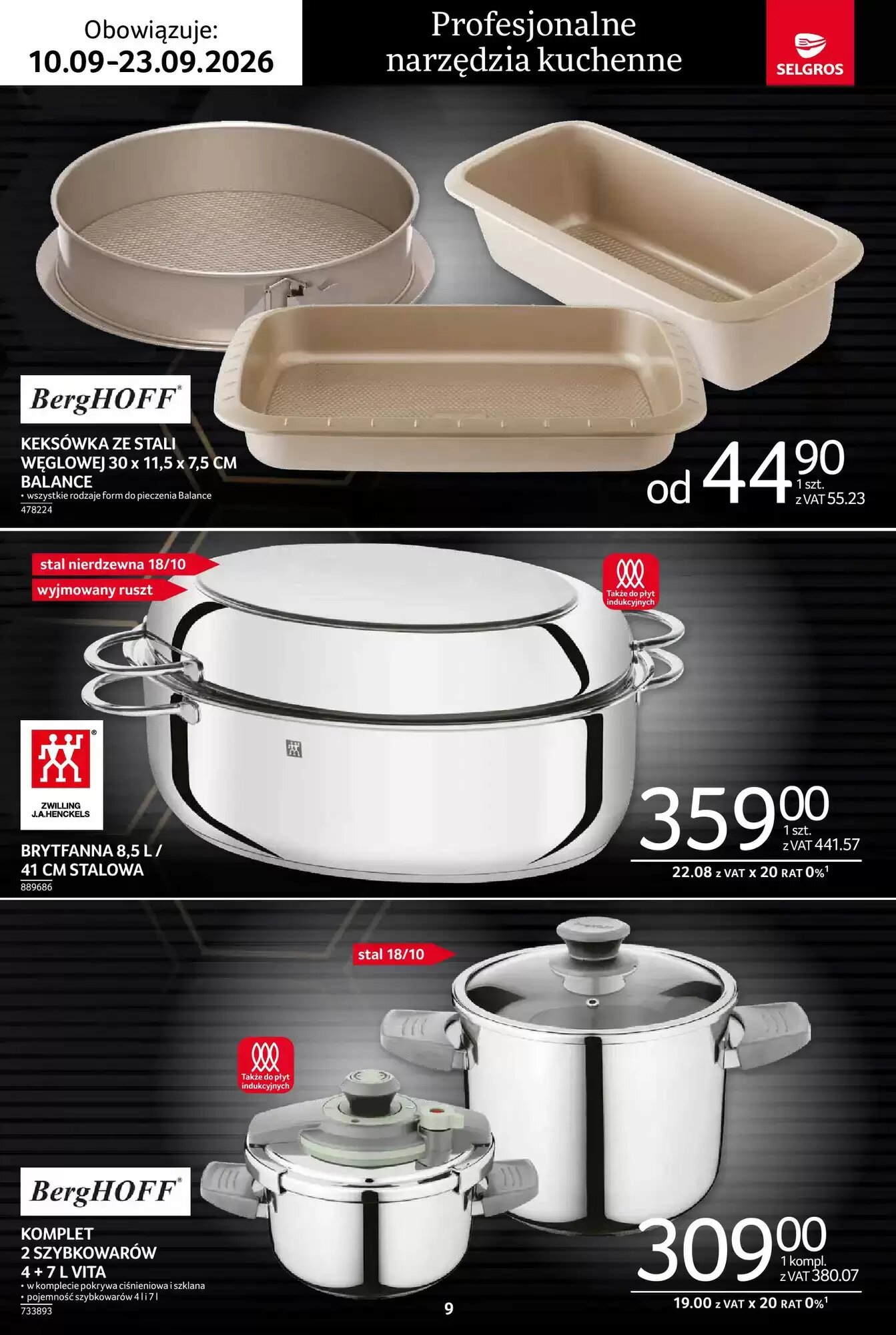 Gazetka promocyjna Selgros  ważna od 10.09.2026 - Strona 9.