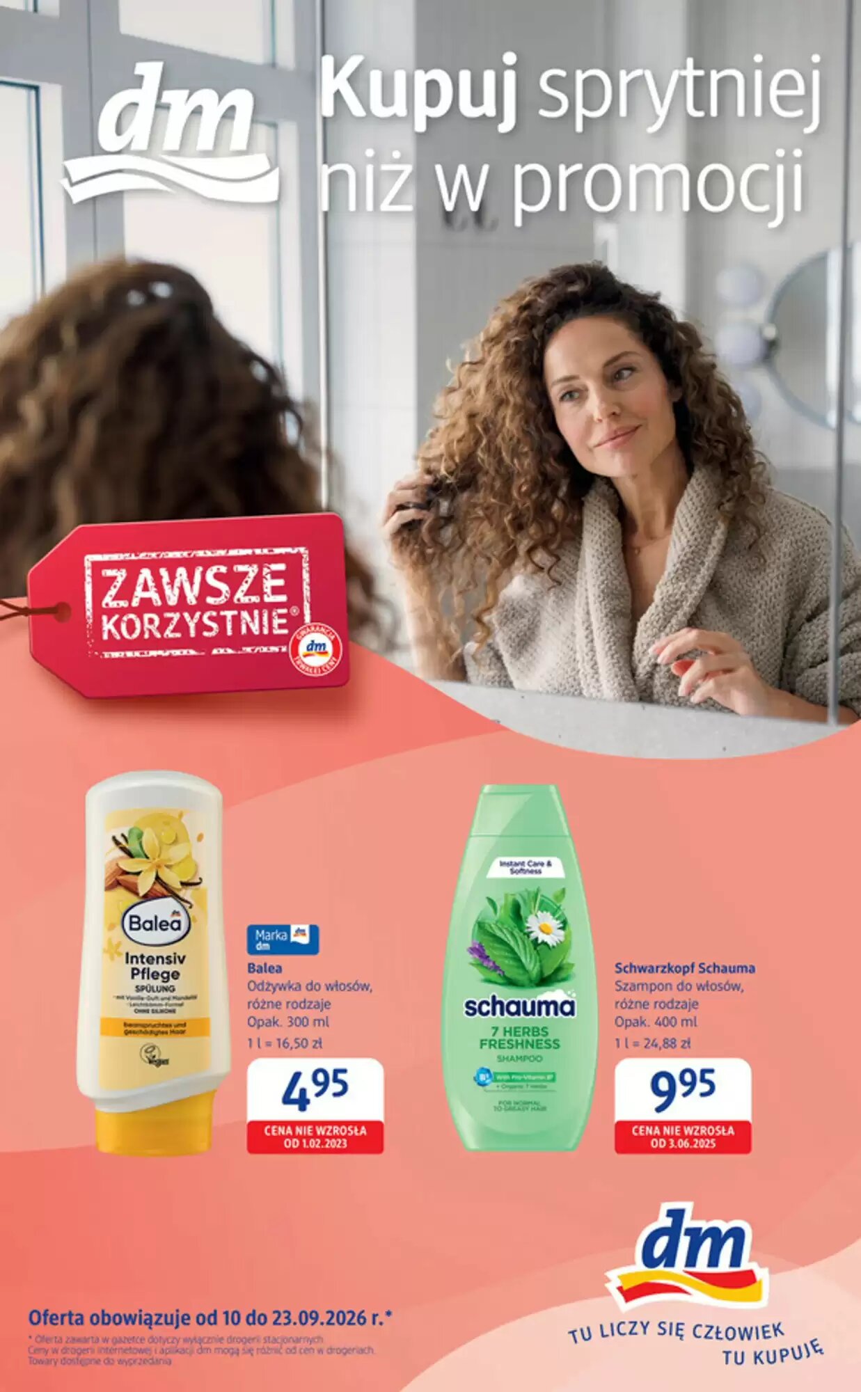 Gazetka promocyjna dm drogerie markt ważna od 10.09.2026 - Strona 1.