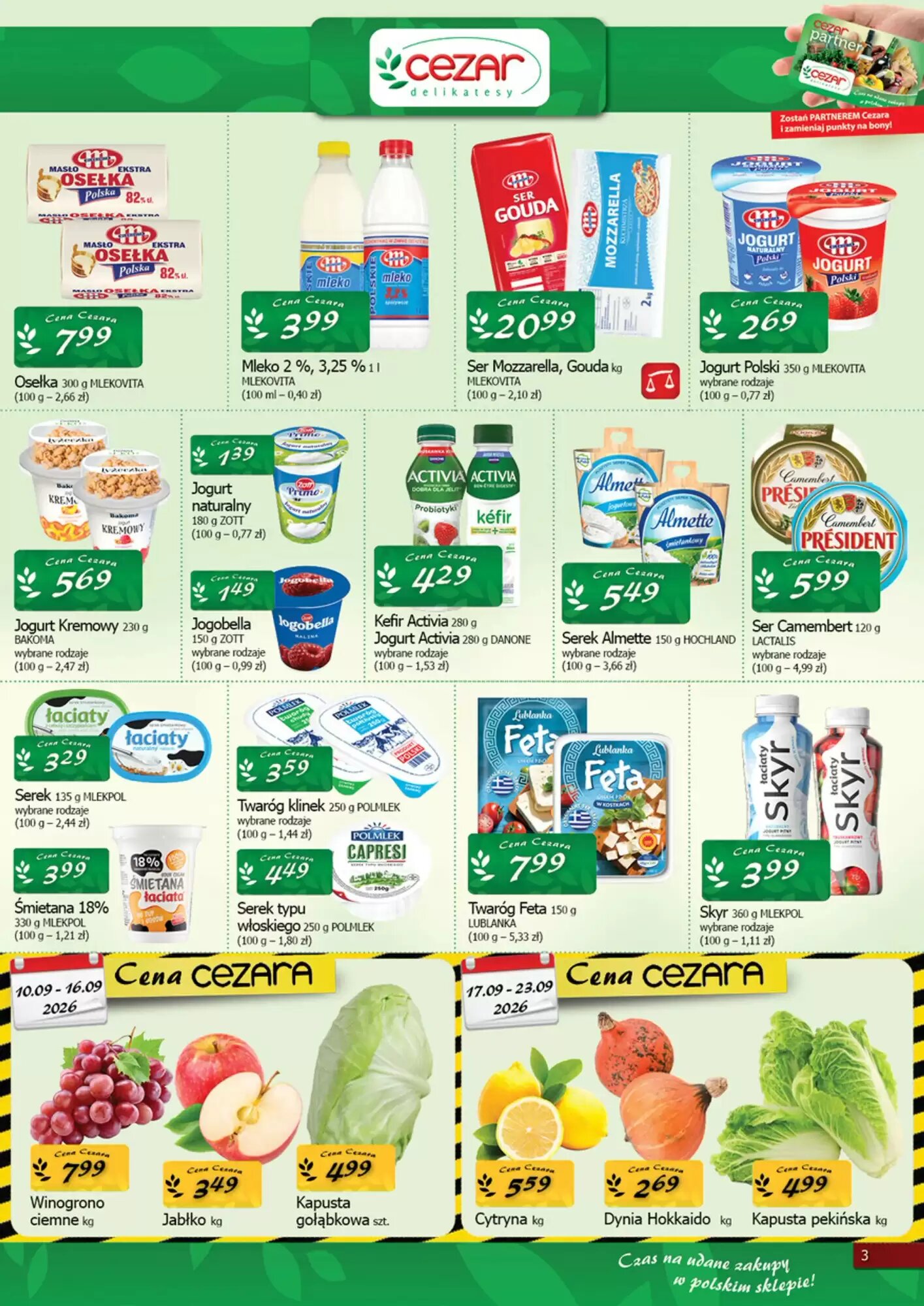 Gazetka promocyjna Cezar Delikatesy  ważna od 10.09.2026 - Strona 3.