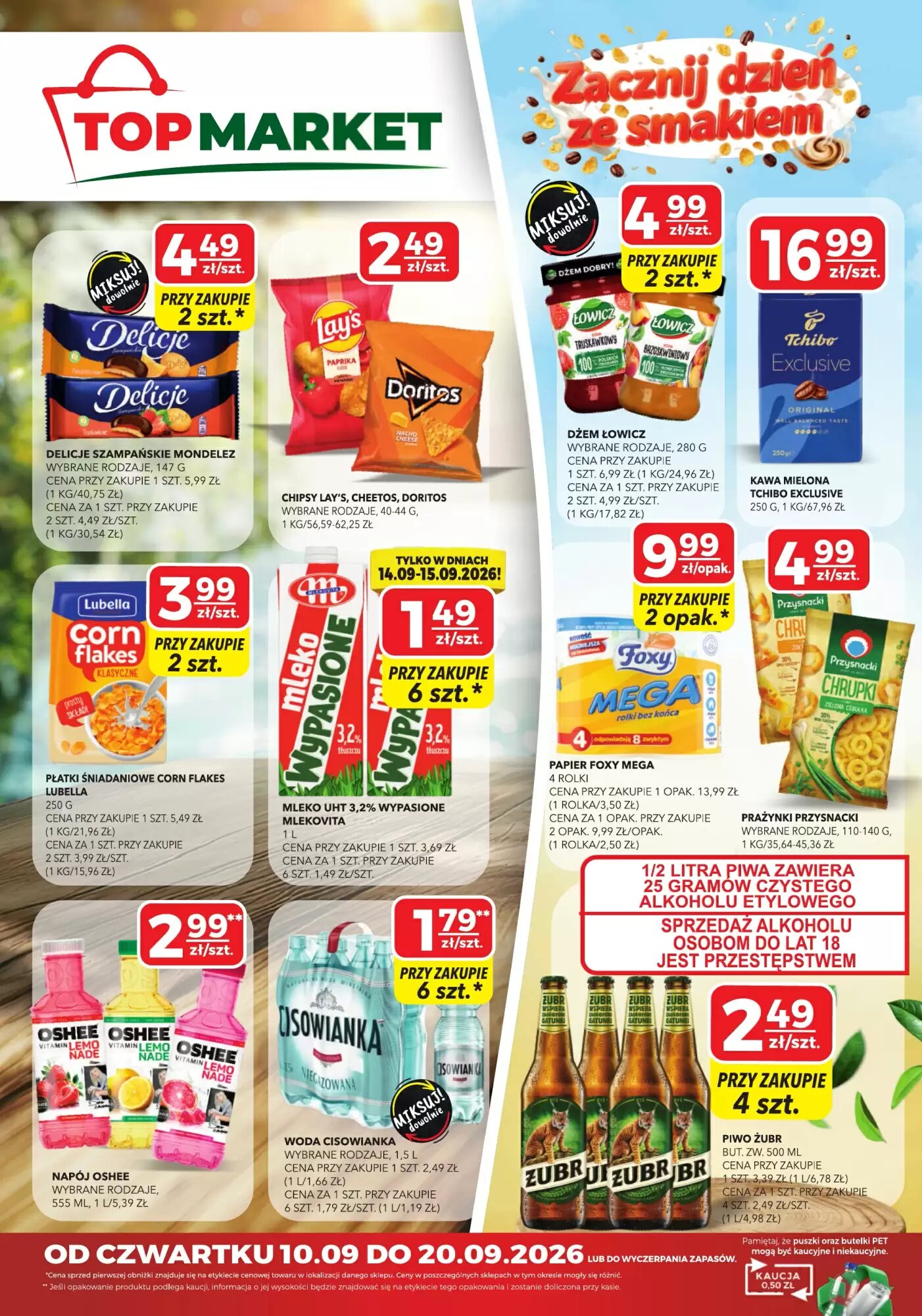Gazetka promocyjna Top Market  ważna od 10.09.2026 - Strona 1.