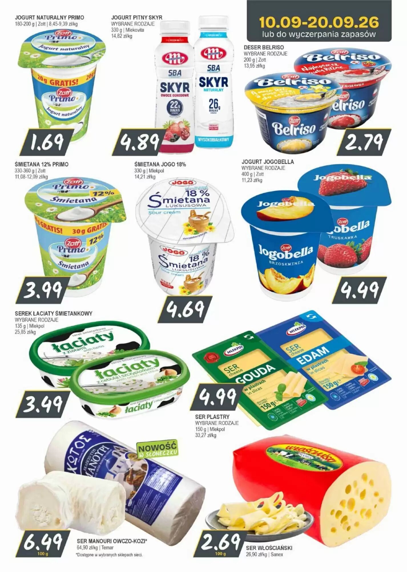 Gazetka promocyjna Słoneczko  ważna od 10.09.2026 - Strona 3.