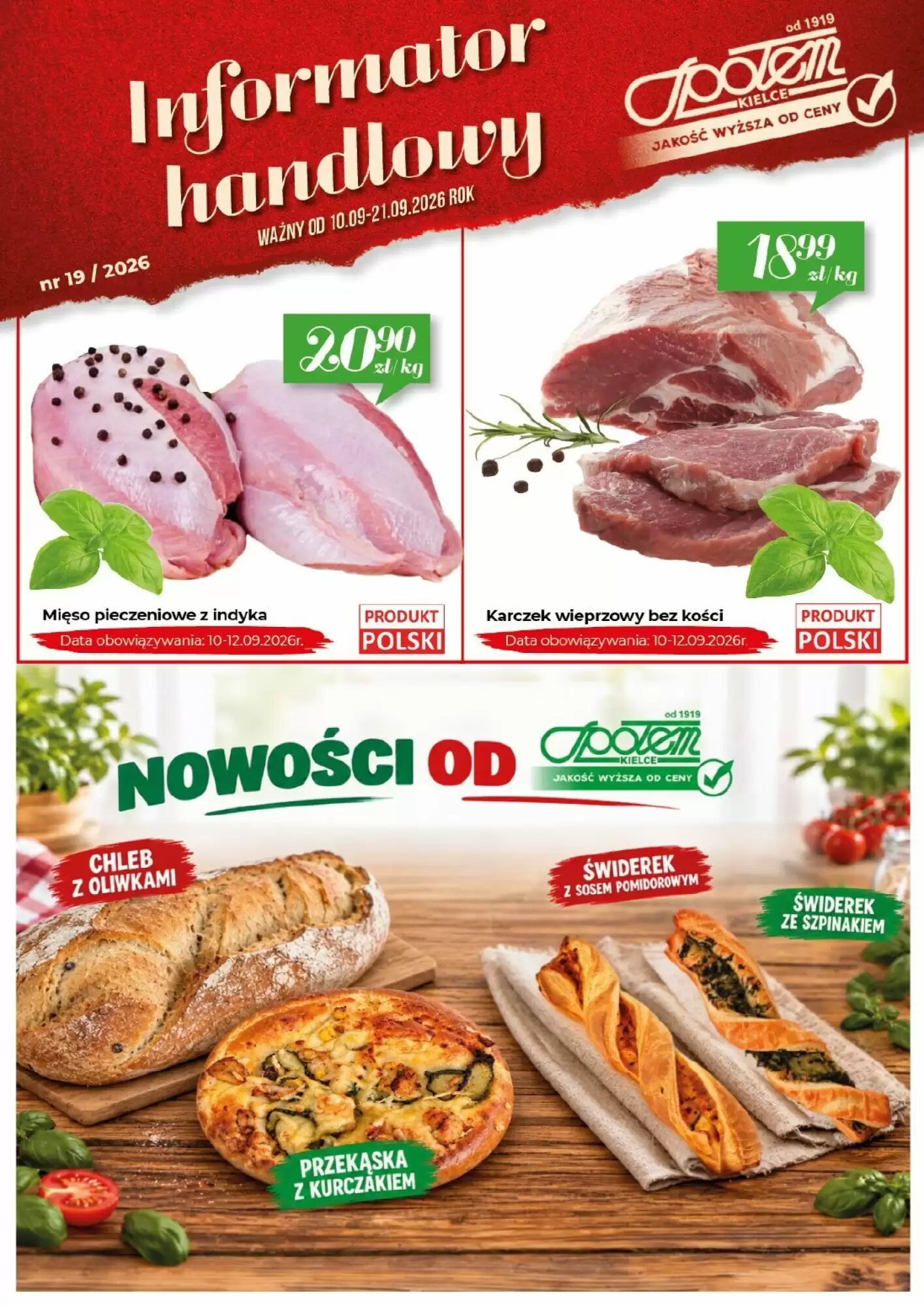 Gazetka promocyjna Społem  ważna od 10.09.2026 - Strona 1.