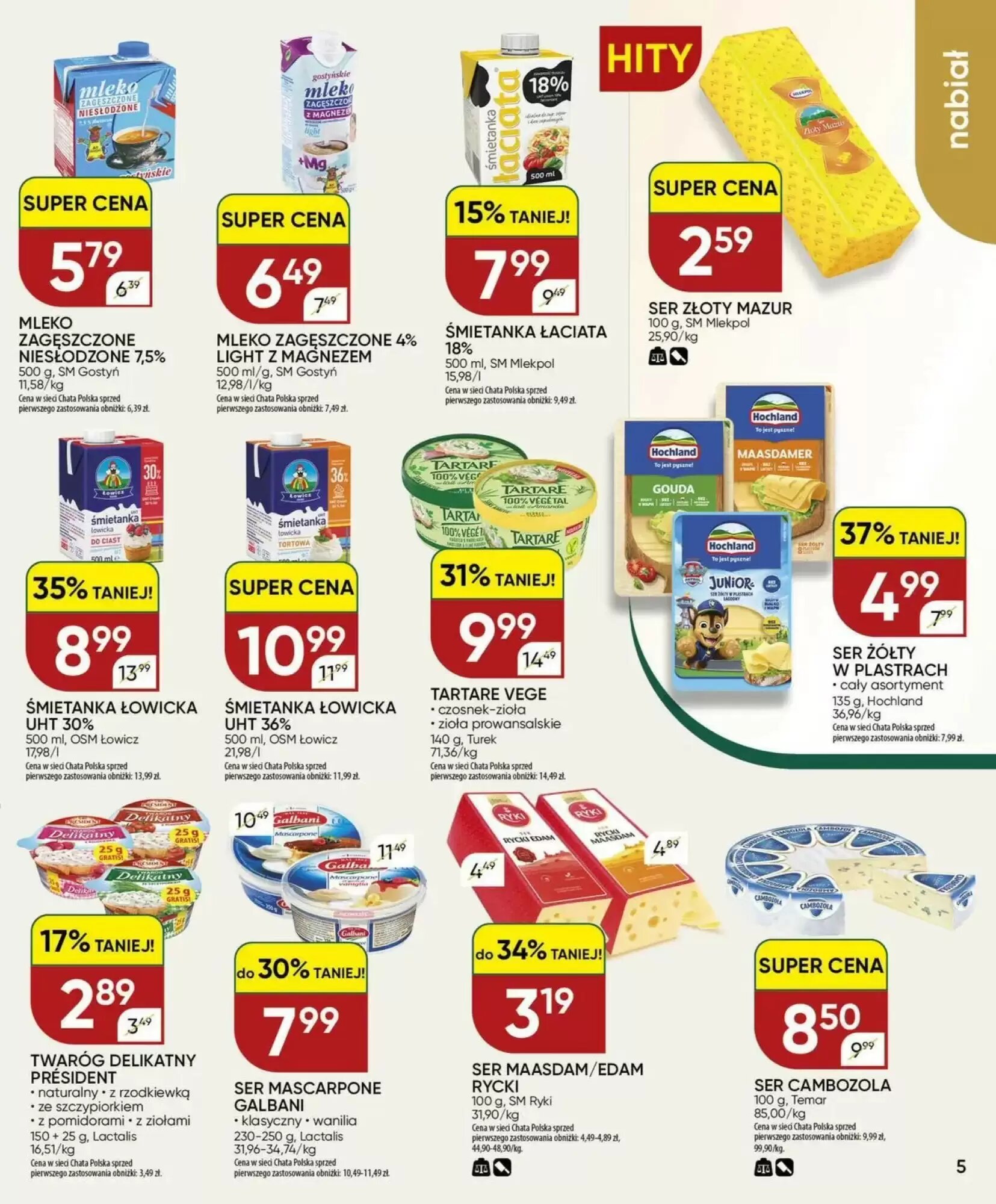Gazetka promocyjna Chata Polska  ważna od 10.09.2026 - Strona 5.
