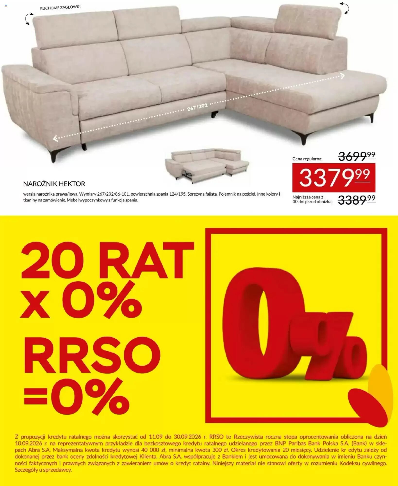 Gazetka promocyjna Abra  ważna od 11.09.2026 - Strona 20.