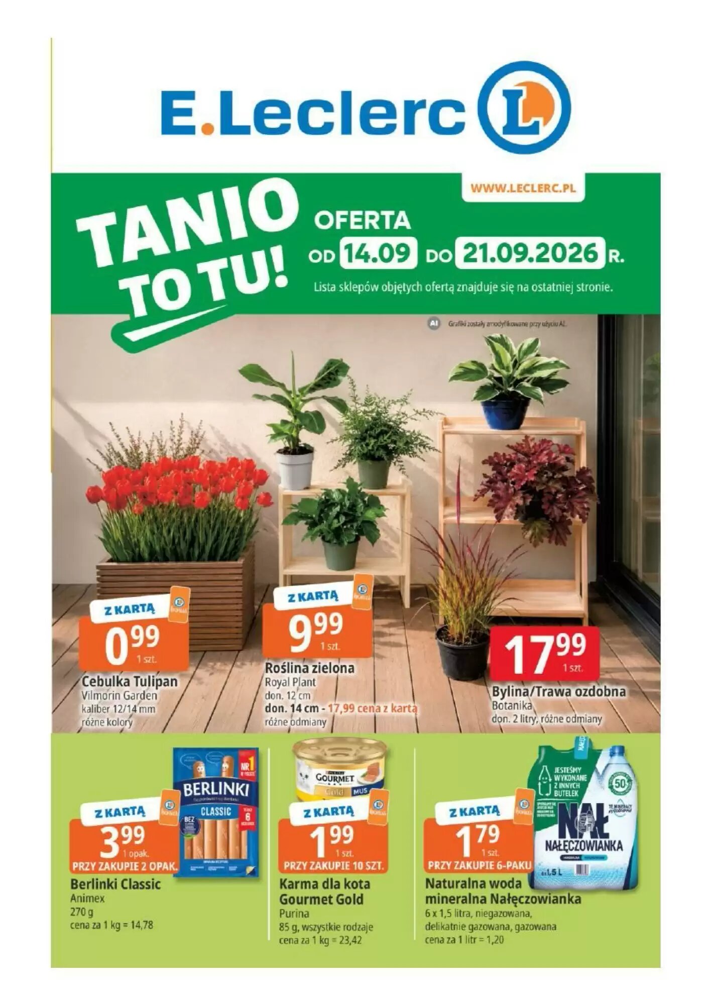 Gazetka promocyjna E.Leclerc  ważna od 14.09.2026 - Strona 1.